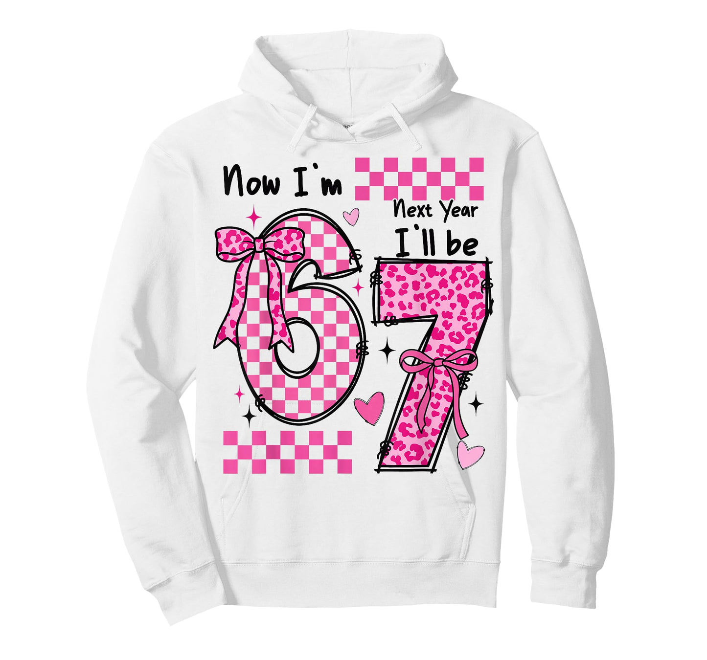 6th Birthday Girl Outfit Im 6 Year Old Birthday Next Be 7 T-Shirt