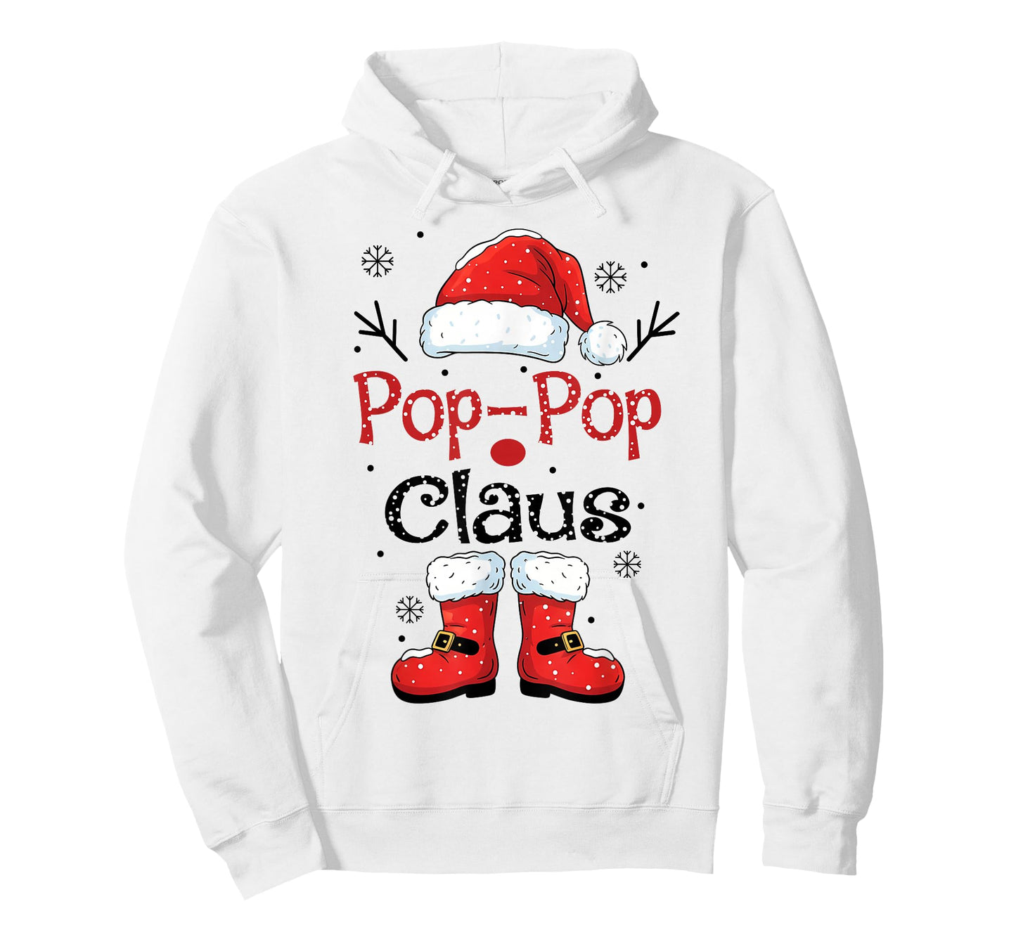 Pop-Pop Claus Christmas Costume Pajama Family Matching T-Shirt