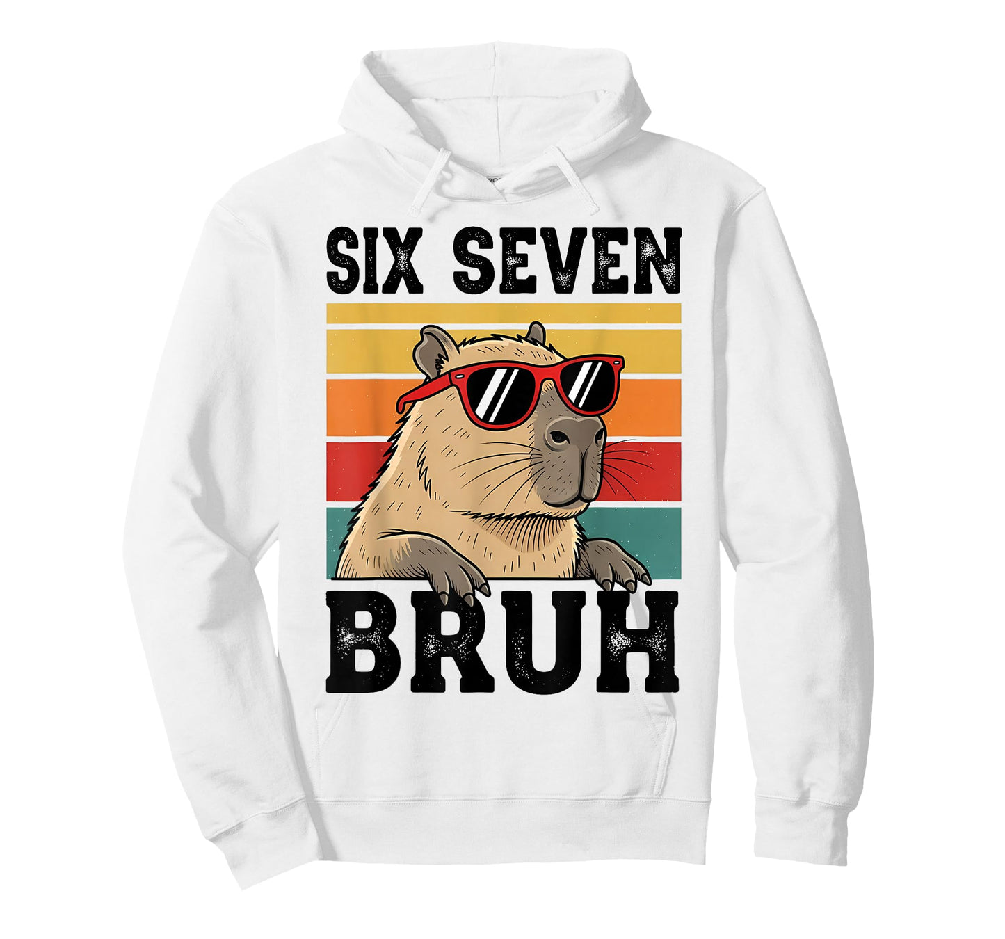 Six Seven Bruh 67 Meme Funny Capybara T-Shirt