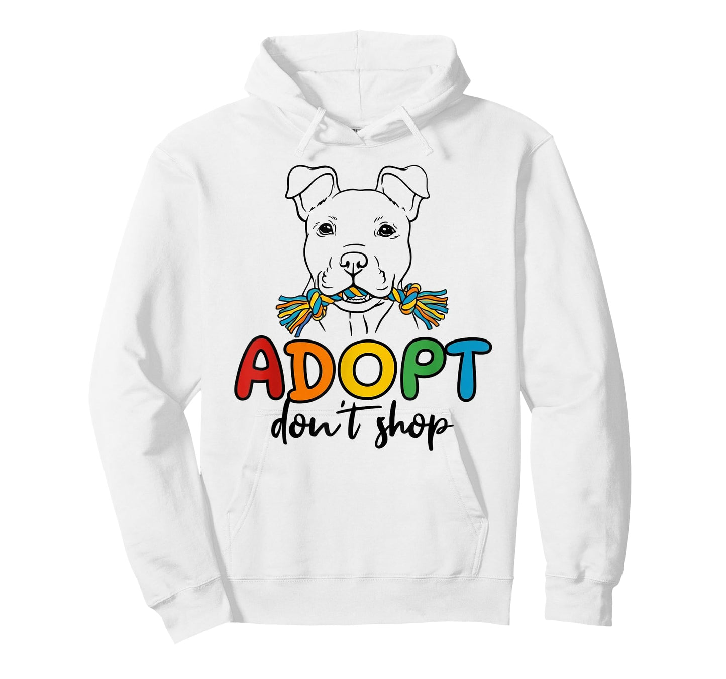 Adopt Don't Shop Rescue Awareness, Colorful Cute Rescue T-Shirt