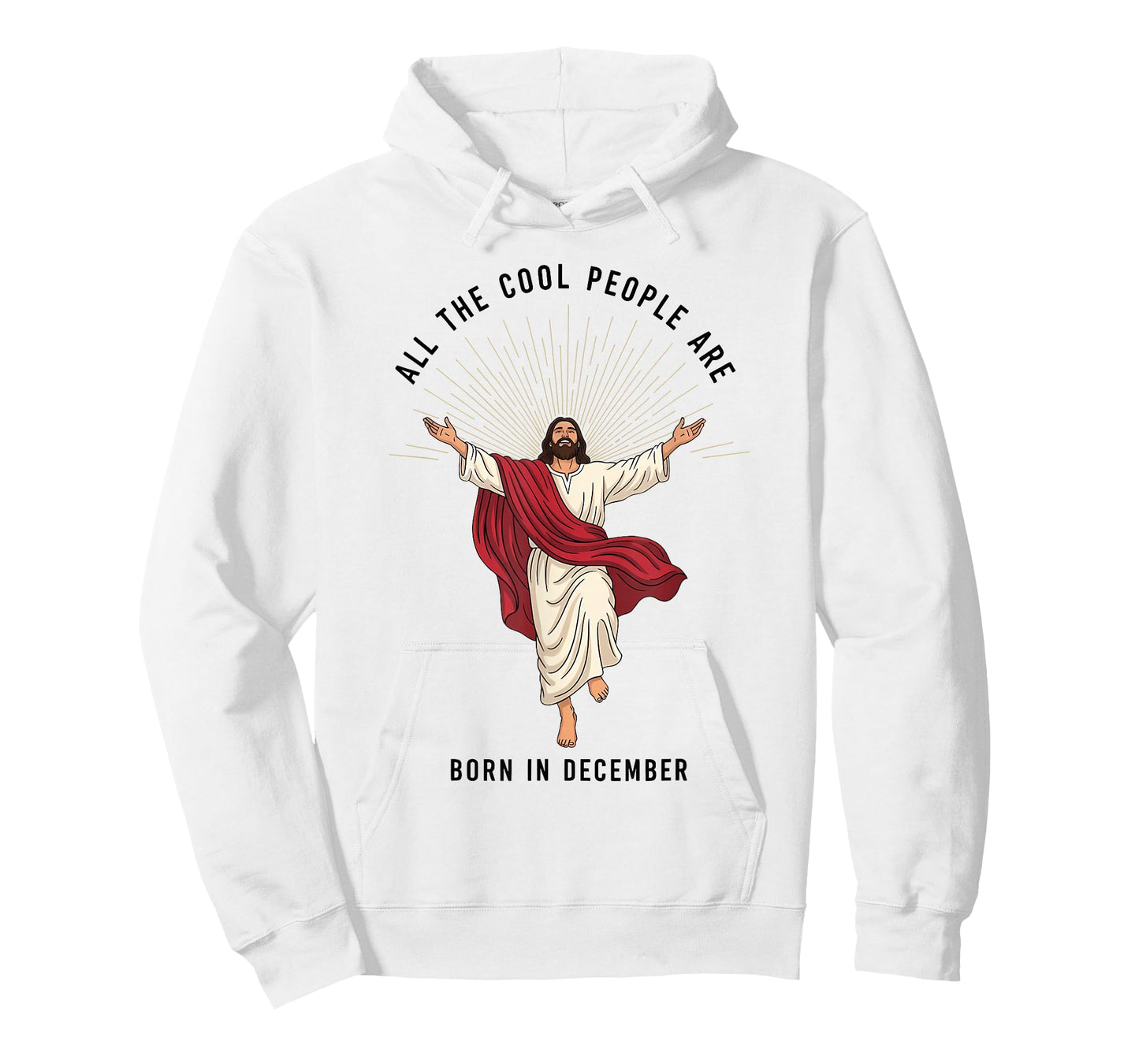 Cool People are Born in December Christian Jesus Christmas T-Shirt