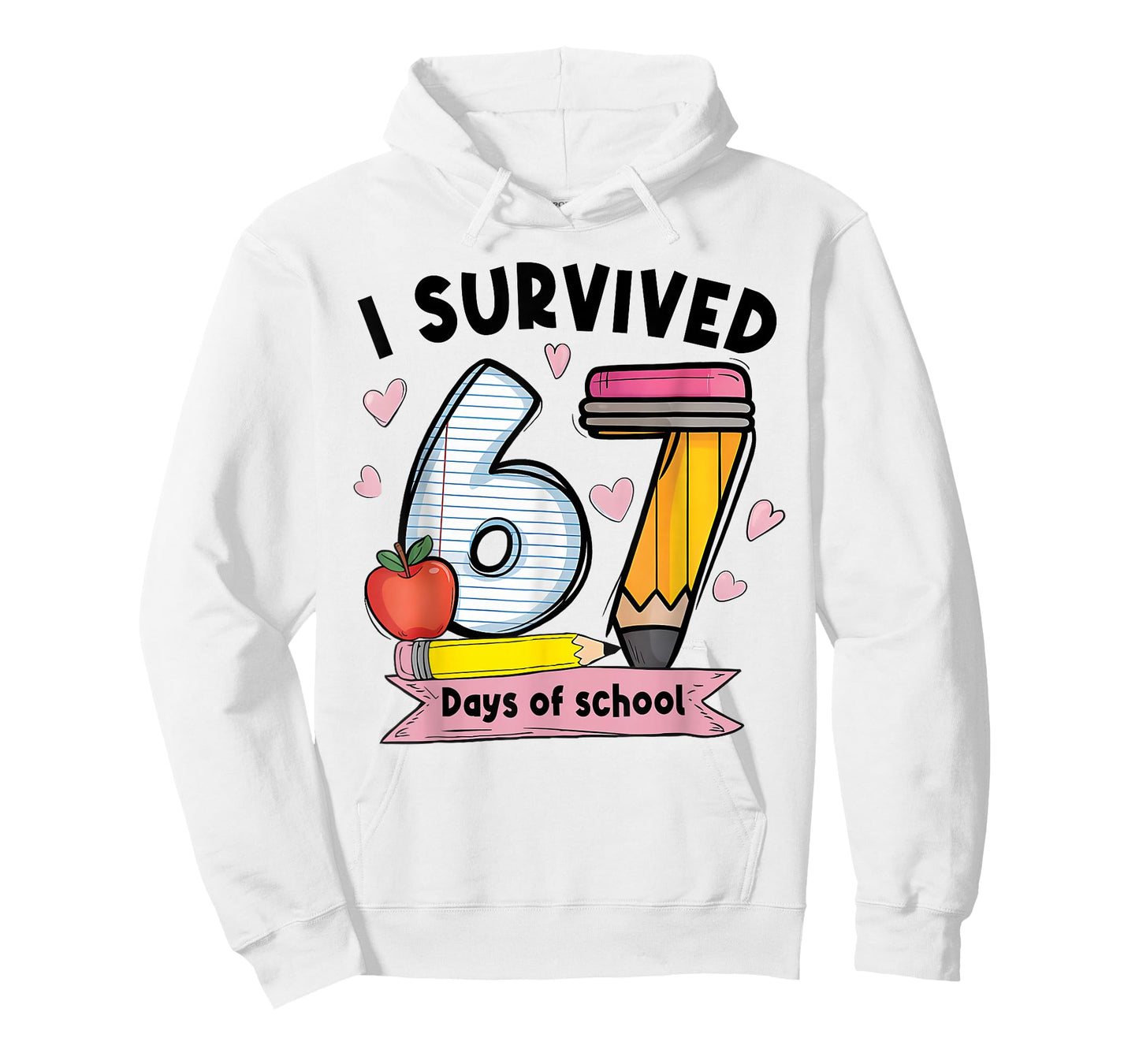 I Survived 67 Days of School Teacher Student Six Seven Meme T-Shirt