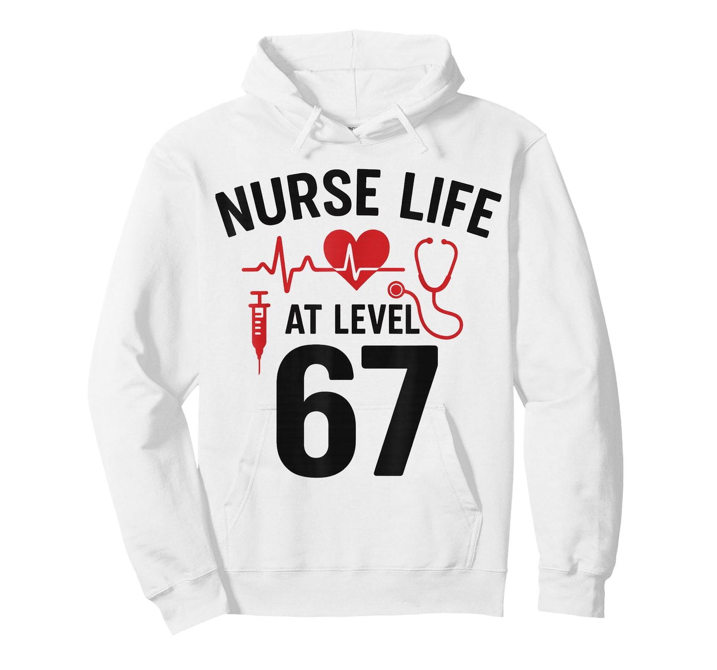 Nurse Life at Level 67 Funny Medical Student 67 Meme T-Shirt