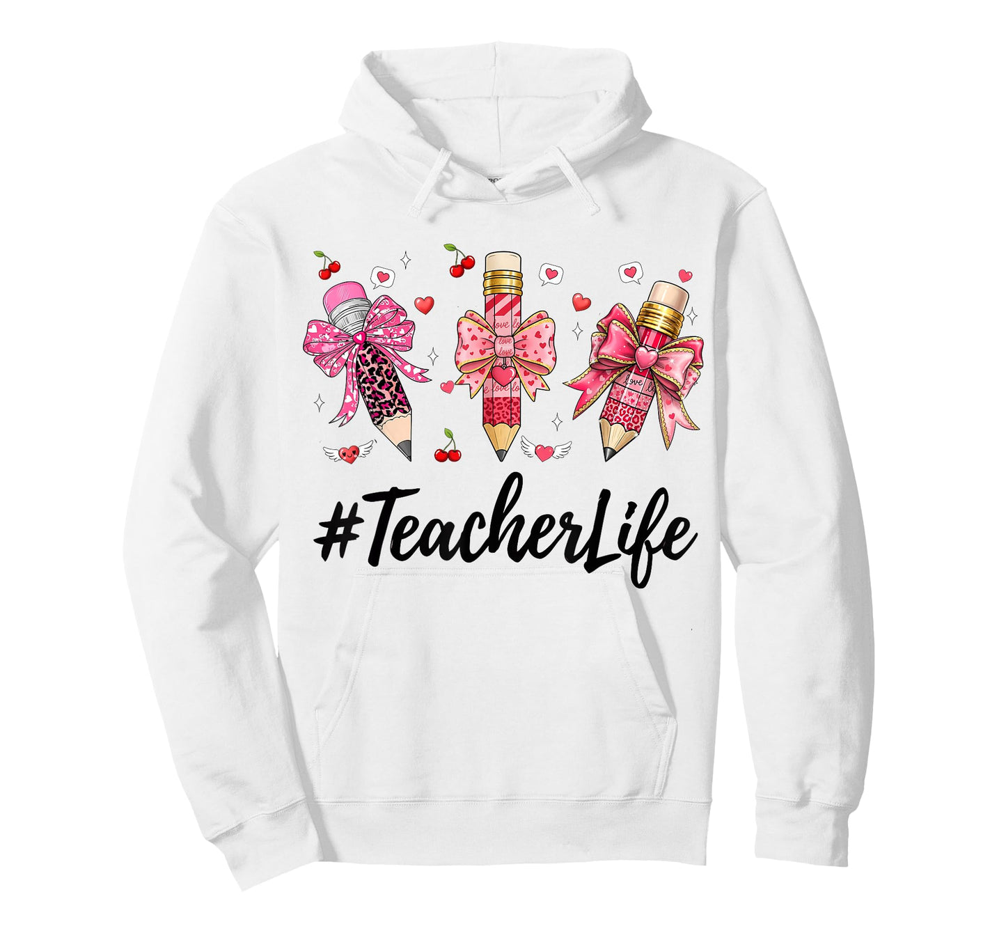 Teacher Valentine Coquette Bow Teacher Valentines Day T-Shirt