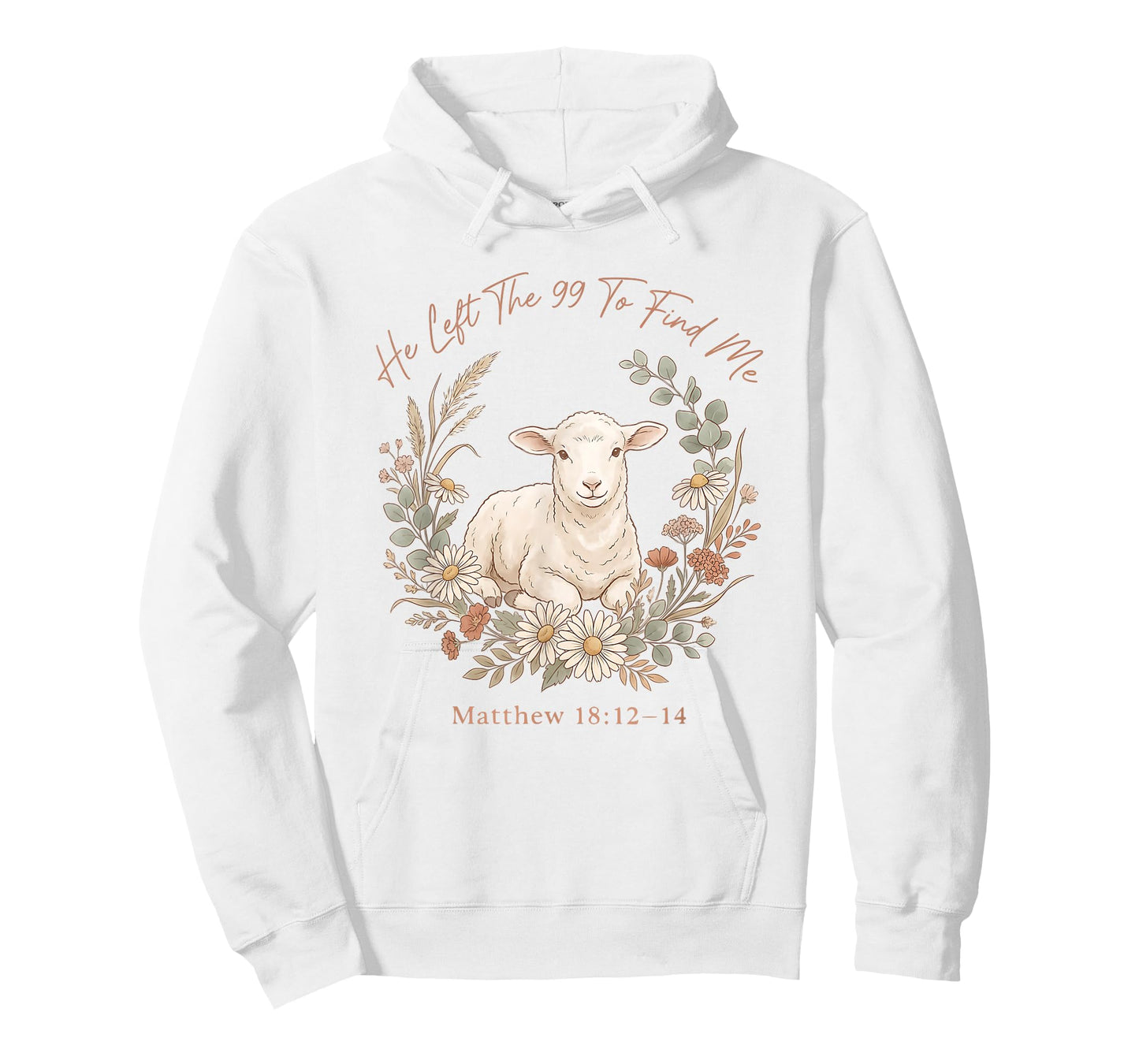 Jesus Boho Floral Christian Women He Left The 99 to Find Me T-Shirt