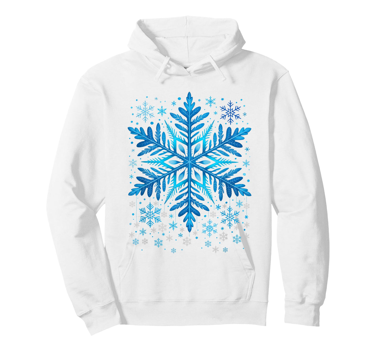 Winter Blue Snowflake Christmas Xmas Costumes Men Women T-Shirt