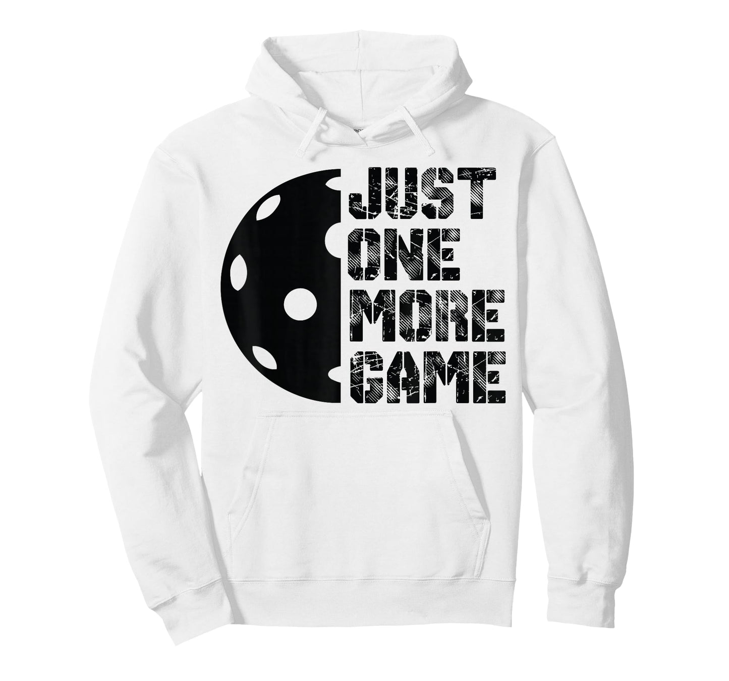 Cool Pickleball just one More Game Funny Meme Humor T-Shirt