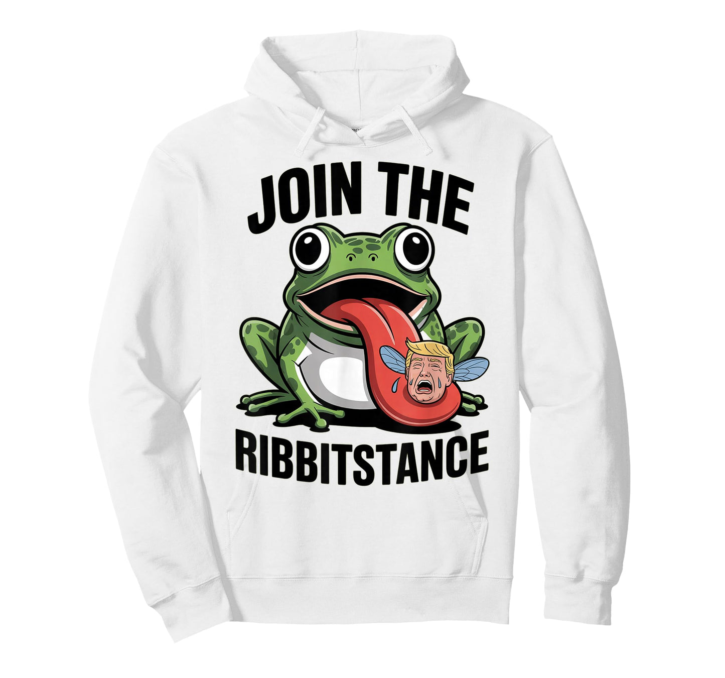 Resistance Frog Funny No Kings Protest Resist Ribbitstance T-Shirt