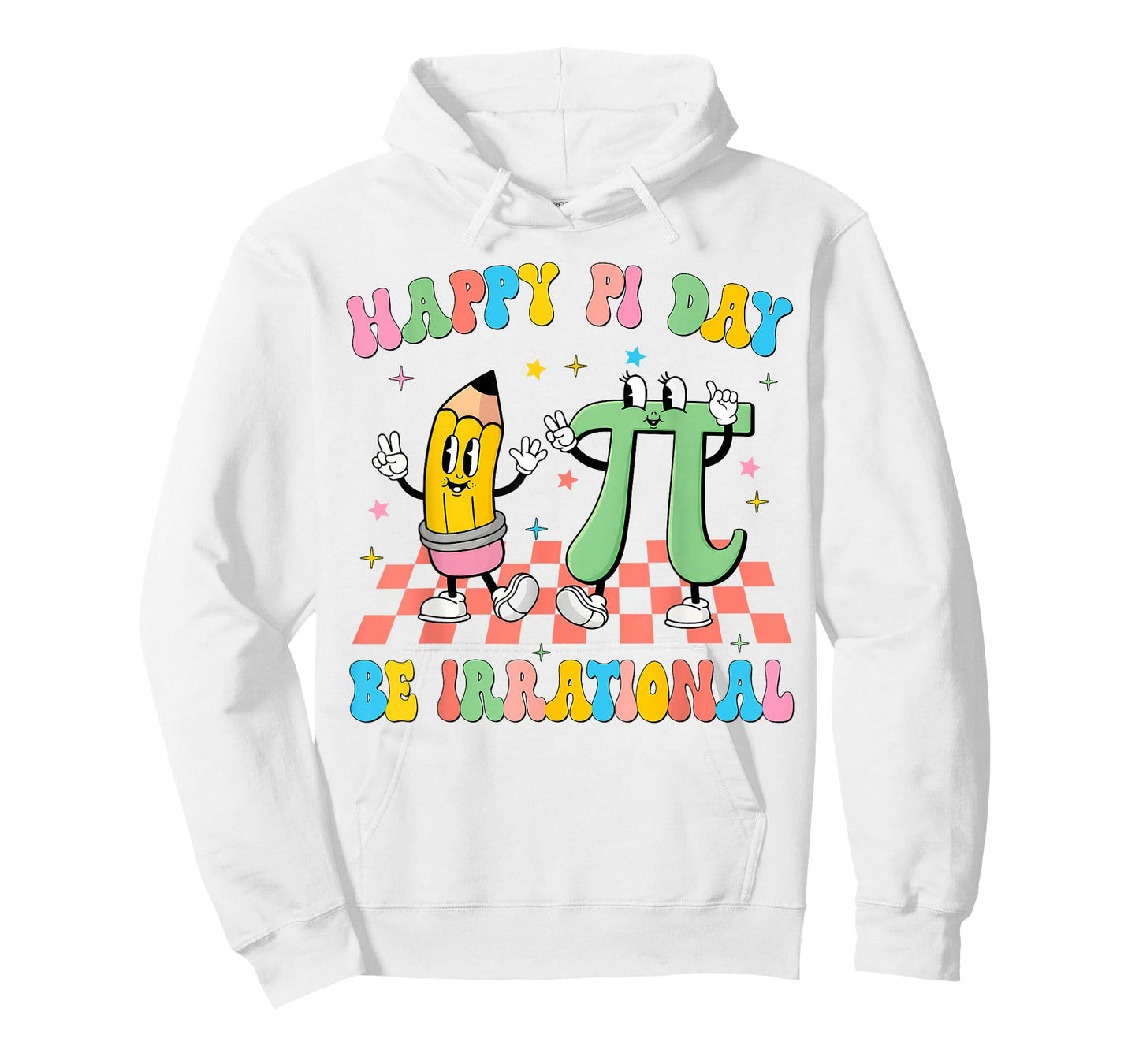 Happy Pi Day Be Irrational Pi 3.14 Teacher Groovy Kid Boy Gi T-Shirt