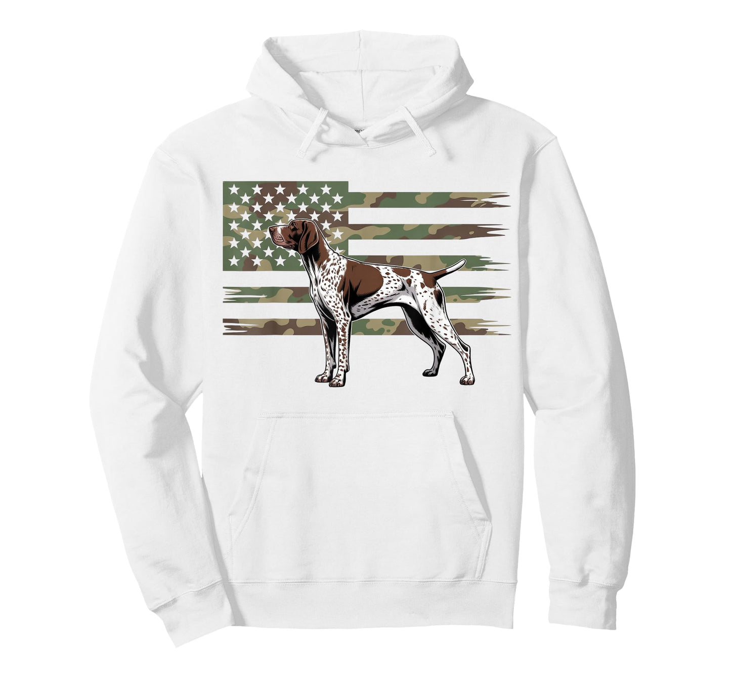 German Shorthaired Pointer Camouflage American Dogs Lovers T-Shirt