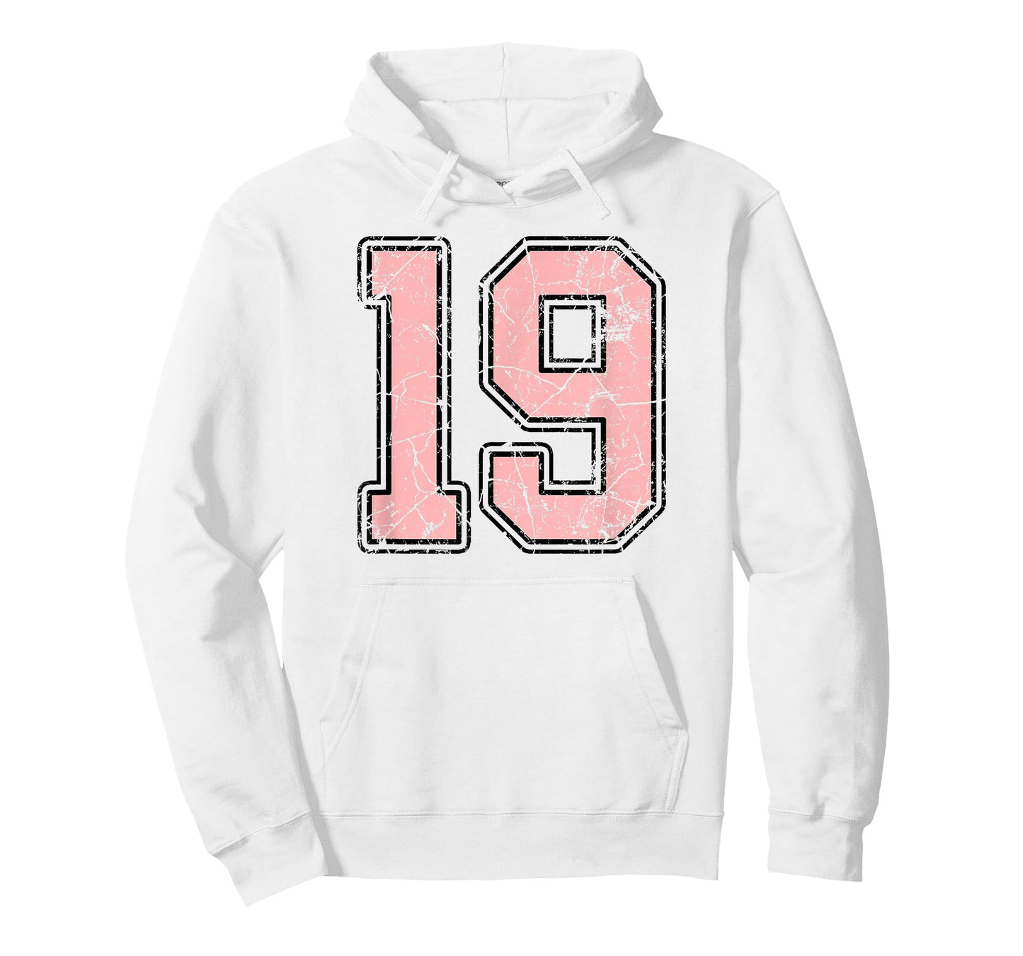 Pink and Black Number 19 Jersey Player Uniform #19 Fan T-Shirt