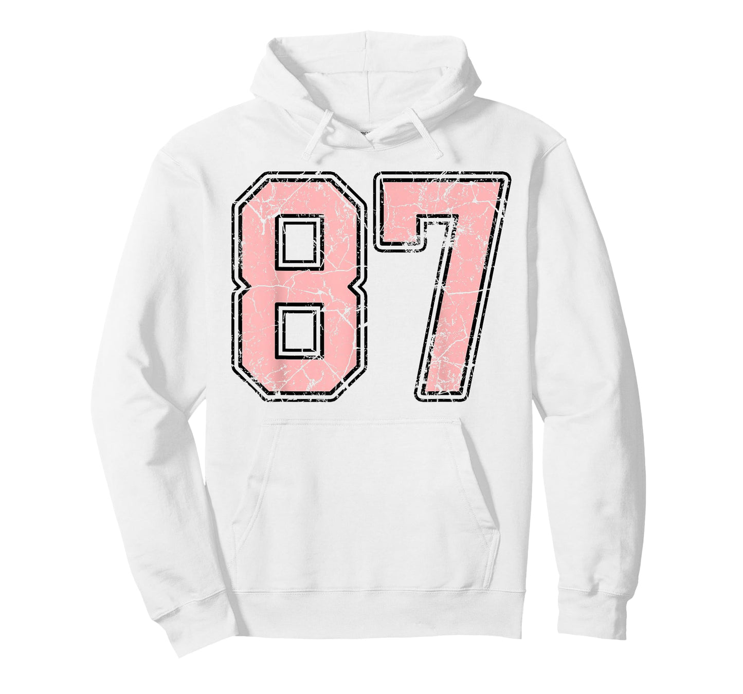 Pink and Black Number 87 Jersey Player Uniform #87 Fan T-Shirt