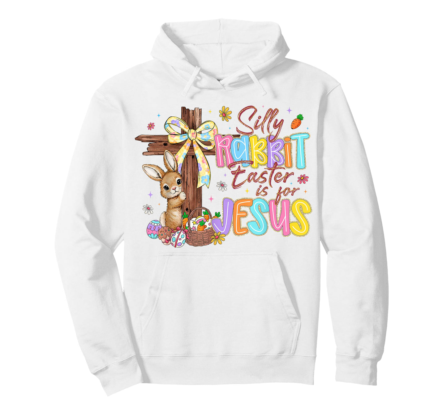 Silly Rabbit Easter is for Jesus Kids Girls Women Boys Girls T-Shirt