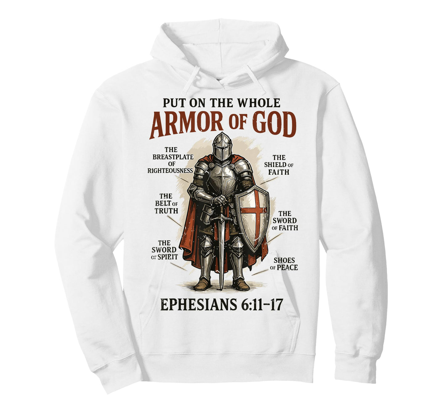 Toddler Full Armor God Warrior Christian Boys Youth Costume T-Shirt