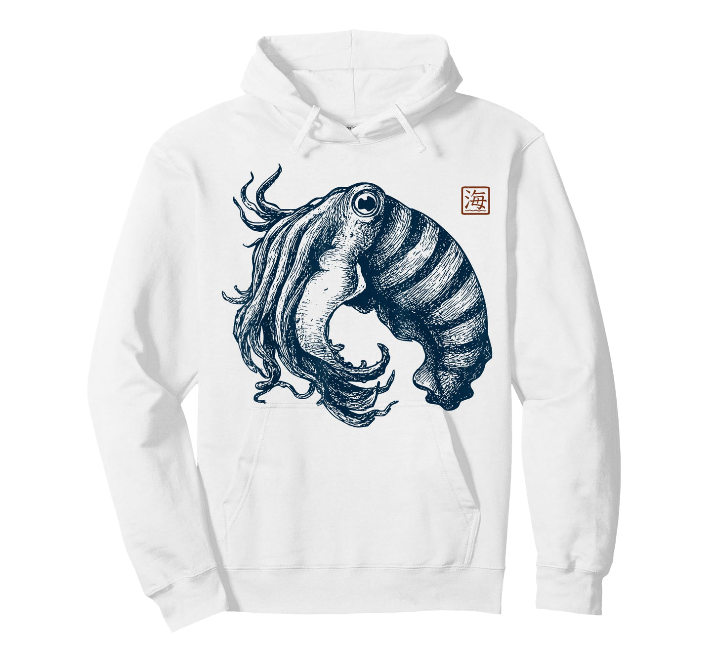Mystic Cuttlefish, Japanese-Ocean-Spirit T-Shirt
