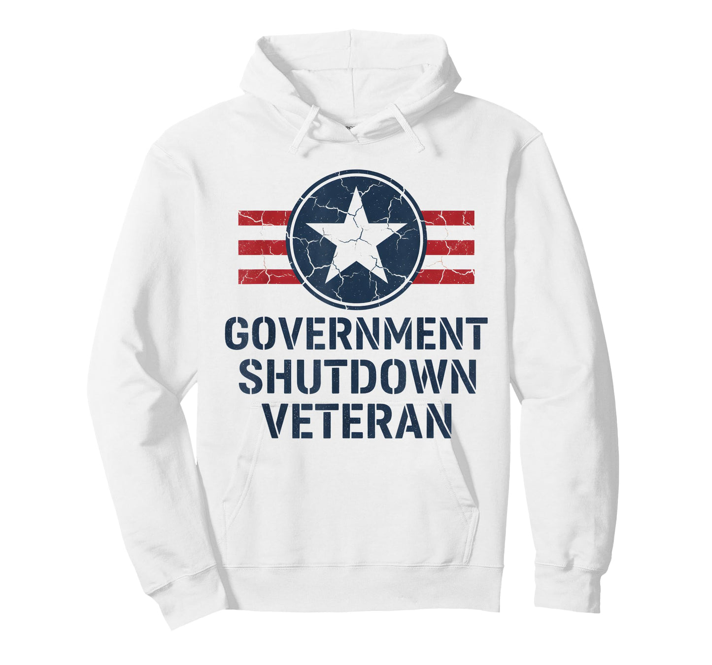 Vintage Government Shutdown Veteran T-Shirt