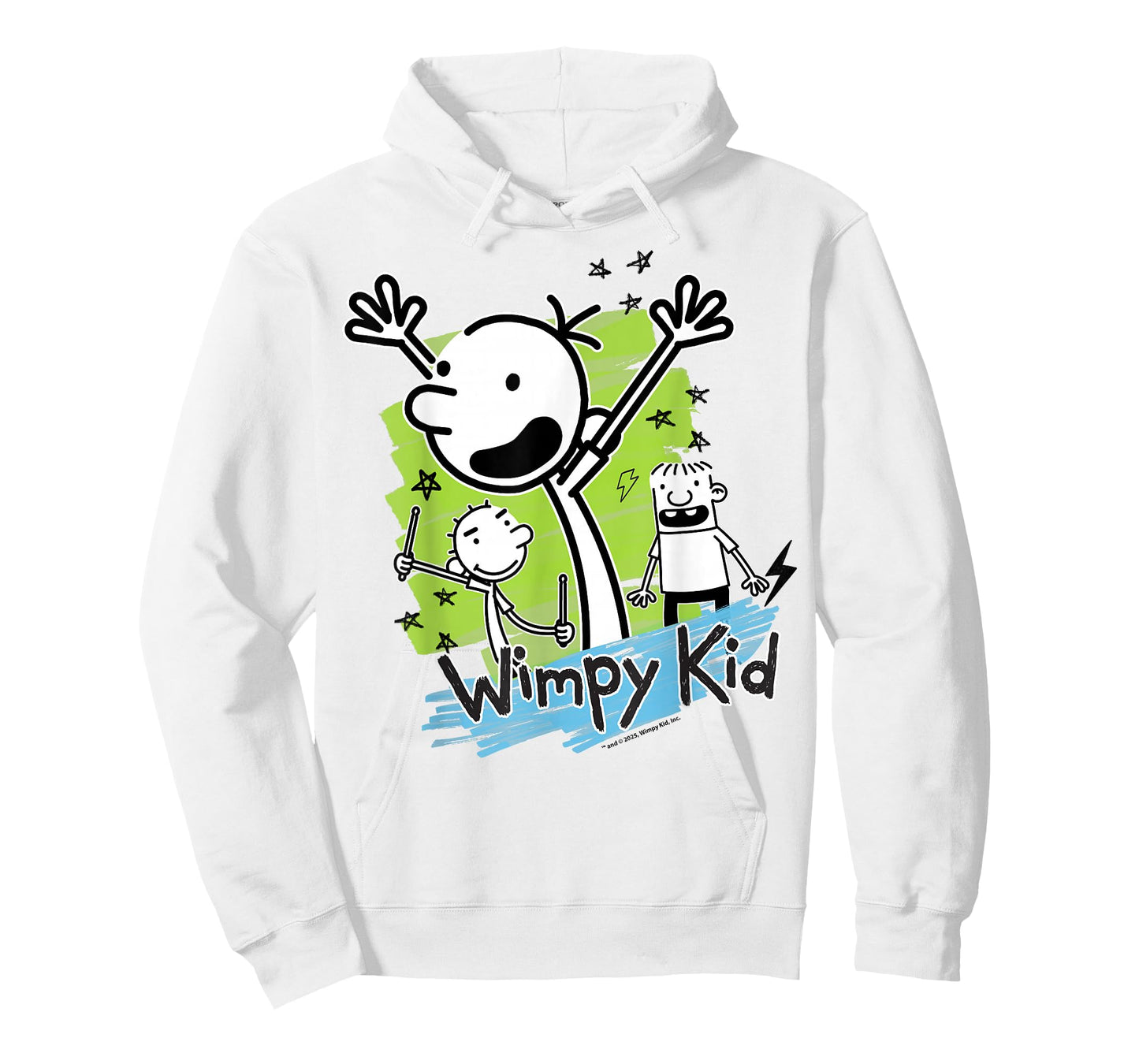 Diary of a Wimpy Kid Greg Heffley Cartoon Stick Characters T-Shirt