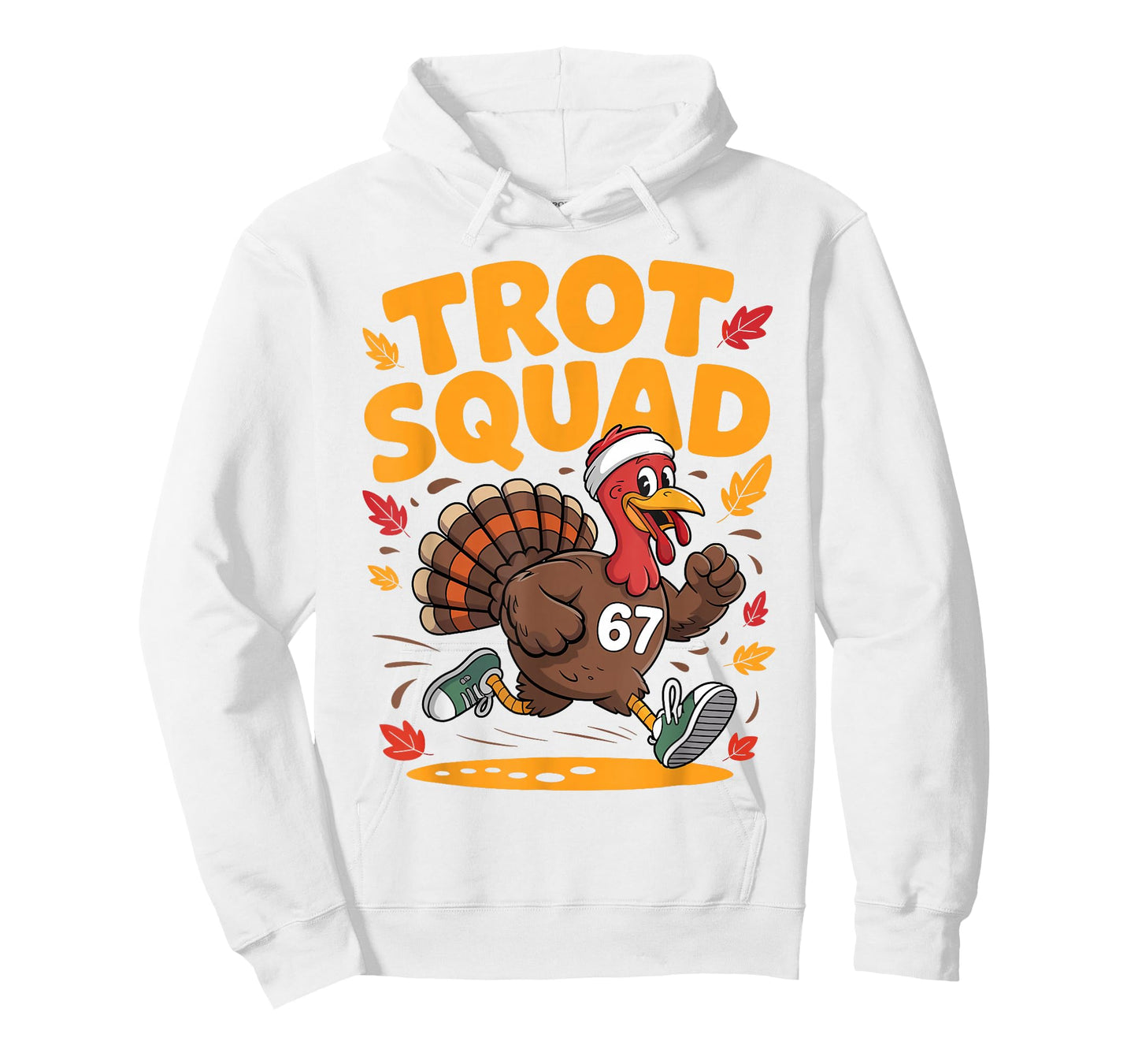 67 Meme Thanksgiving Turkey Trot Squad 67 Running Turkey T-Shirt