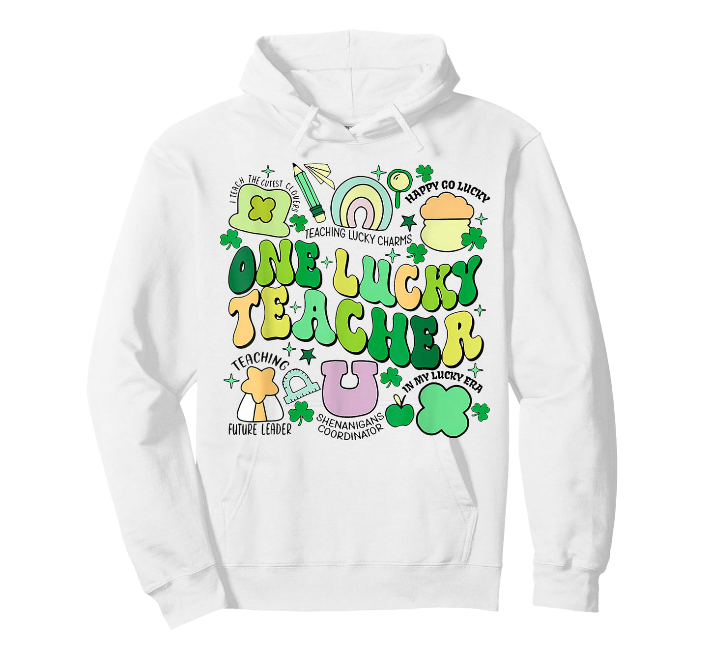 One Lucky Teacher St. Patrick's Day Irish Teacher Lucky Era T-Shirt