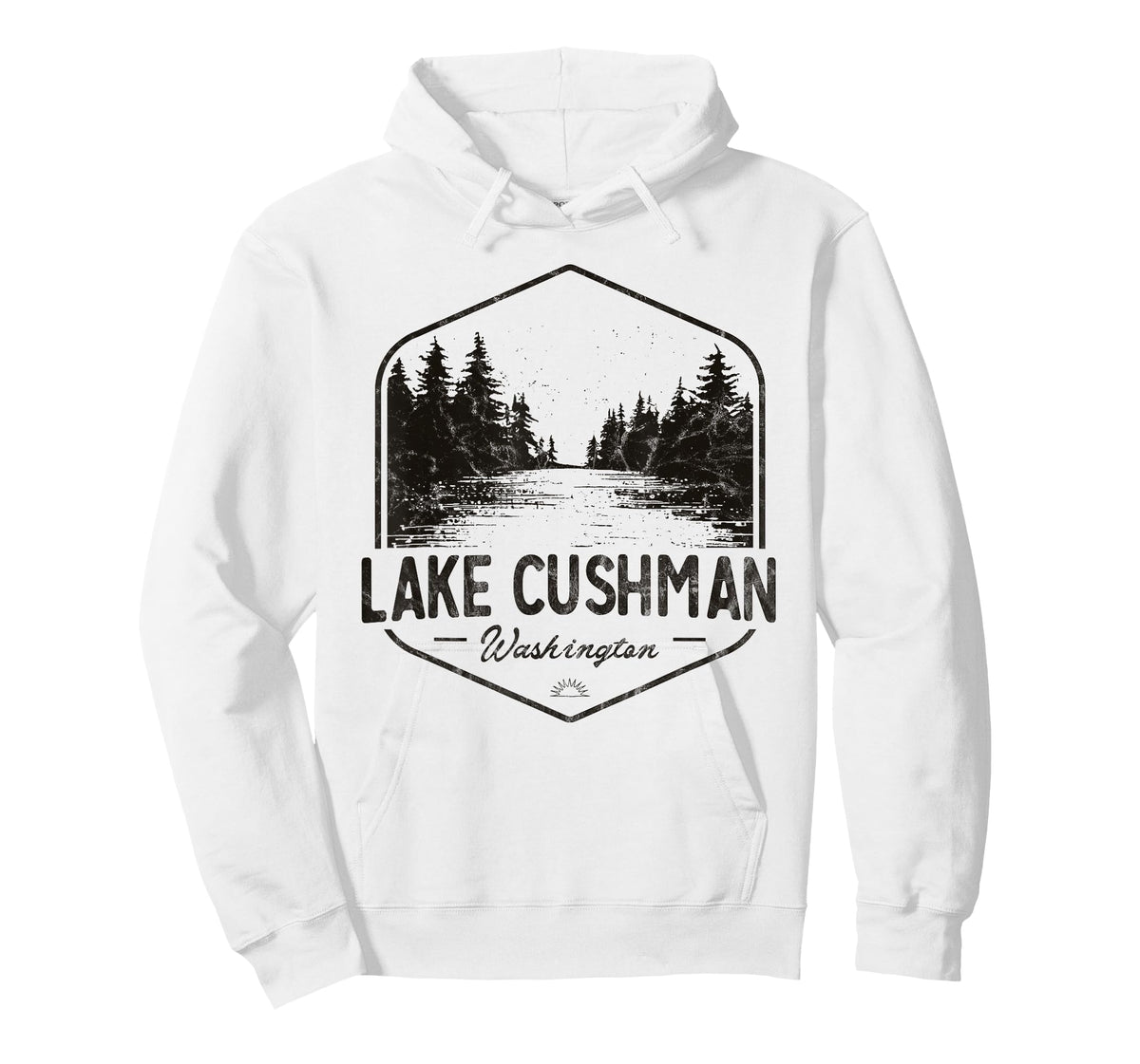 Lake Cushman Washington Outdoors Vintage T-Shirt