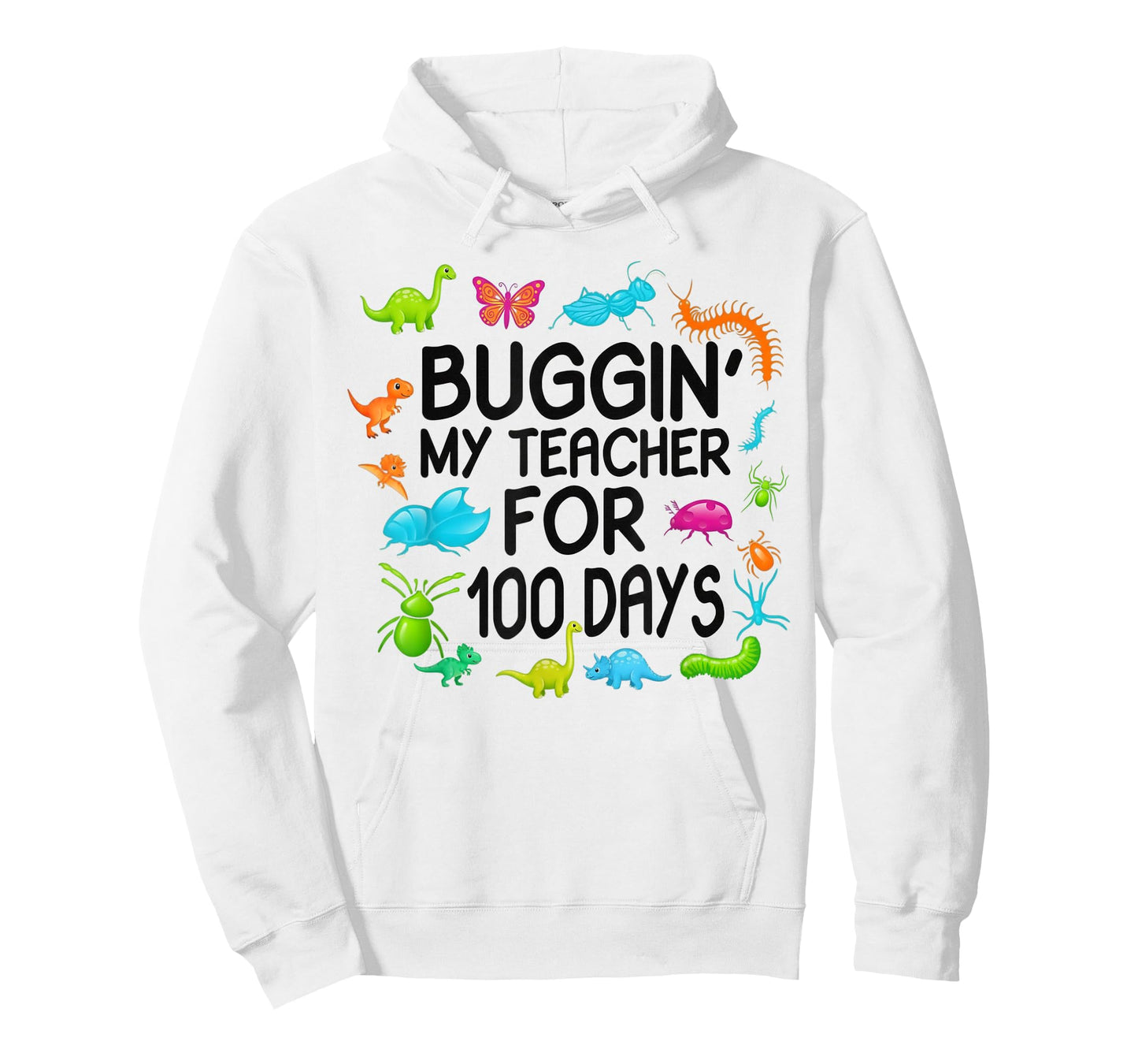 100 Days Buggin My Teacher Kid I've Bugged My Boys 100th Day T-Shirt