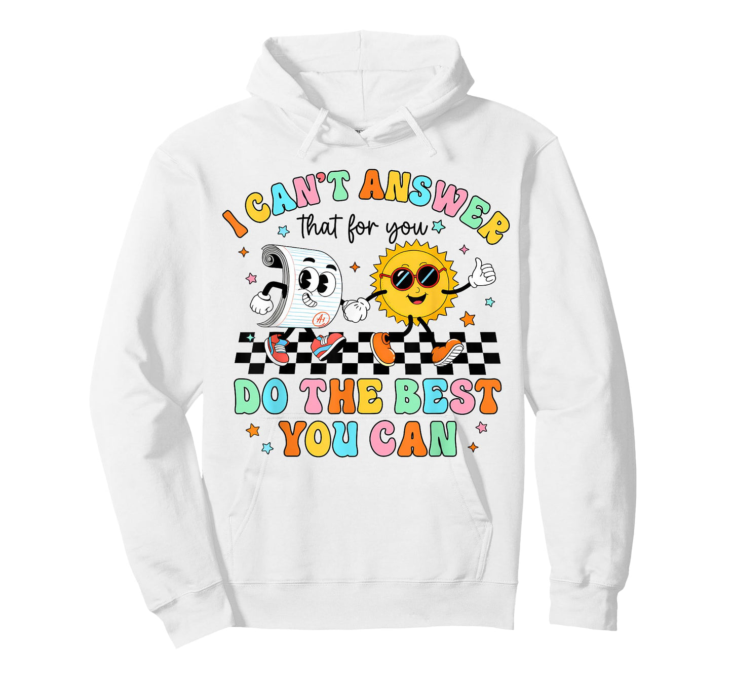 I Can't Answer That for You Staar Test Teacher Testing Day T-Shirt