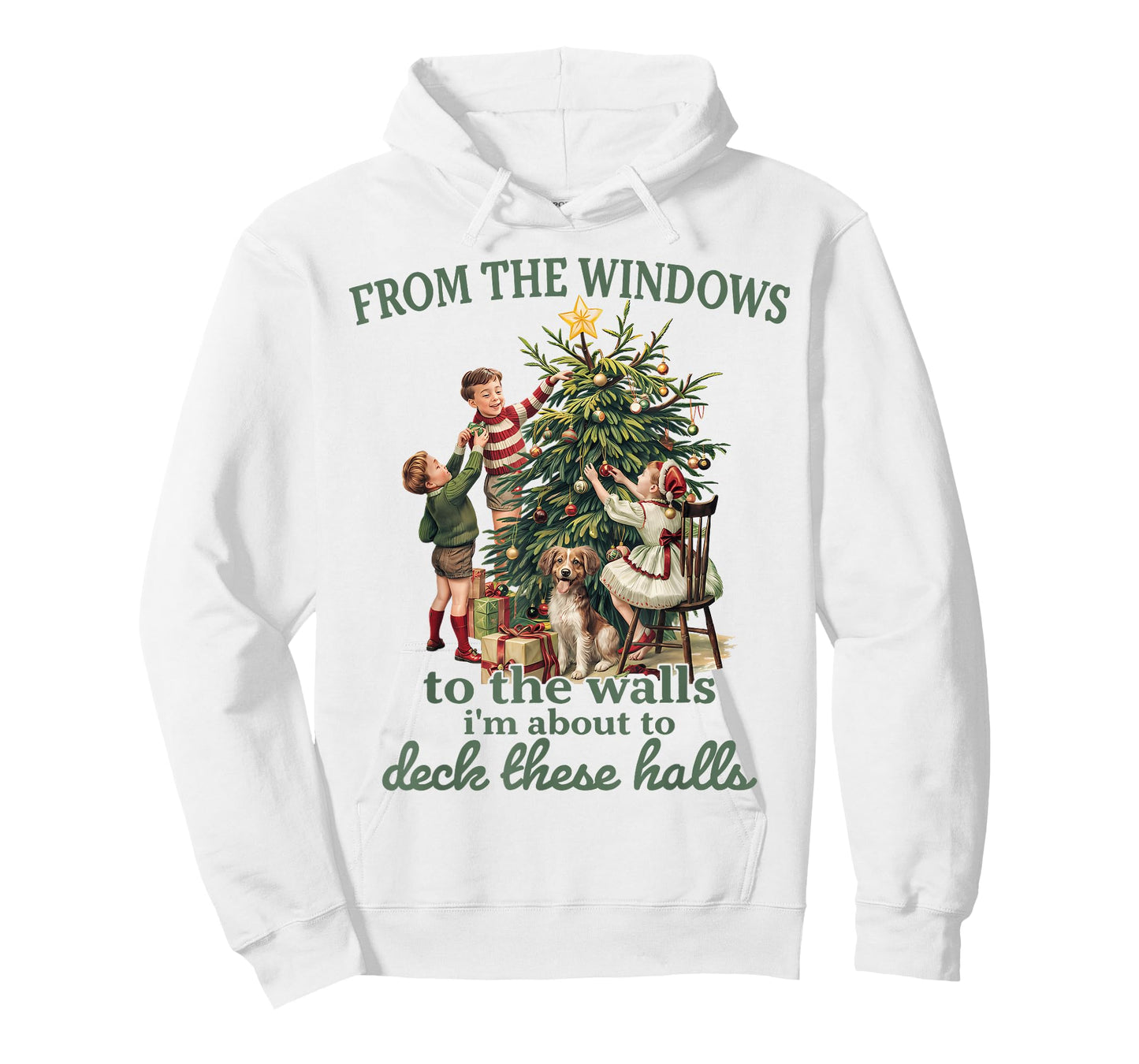 Funny Christmas from The Windows to The Walls I'm About to T-Shirt