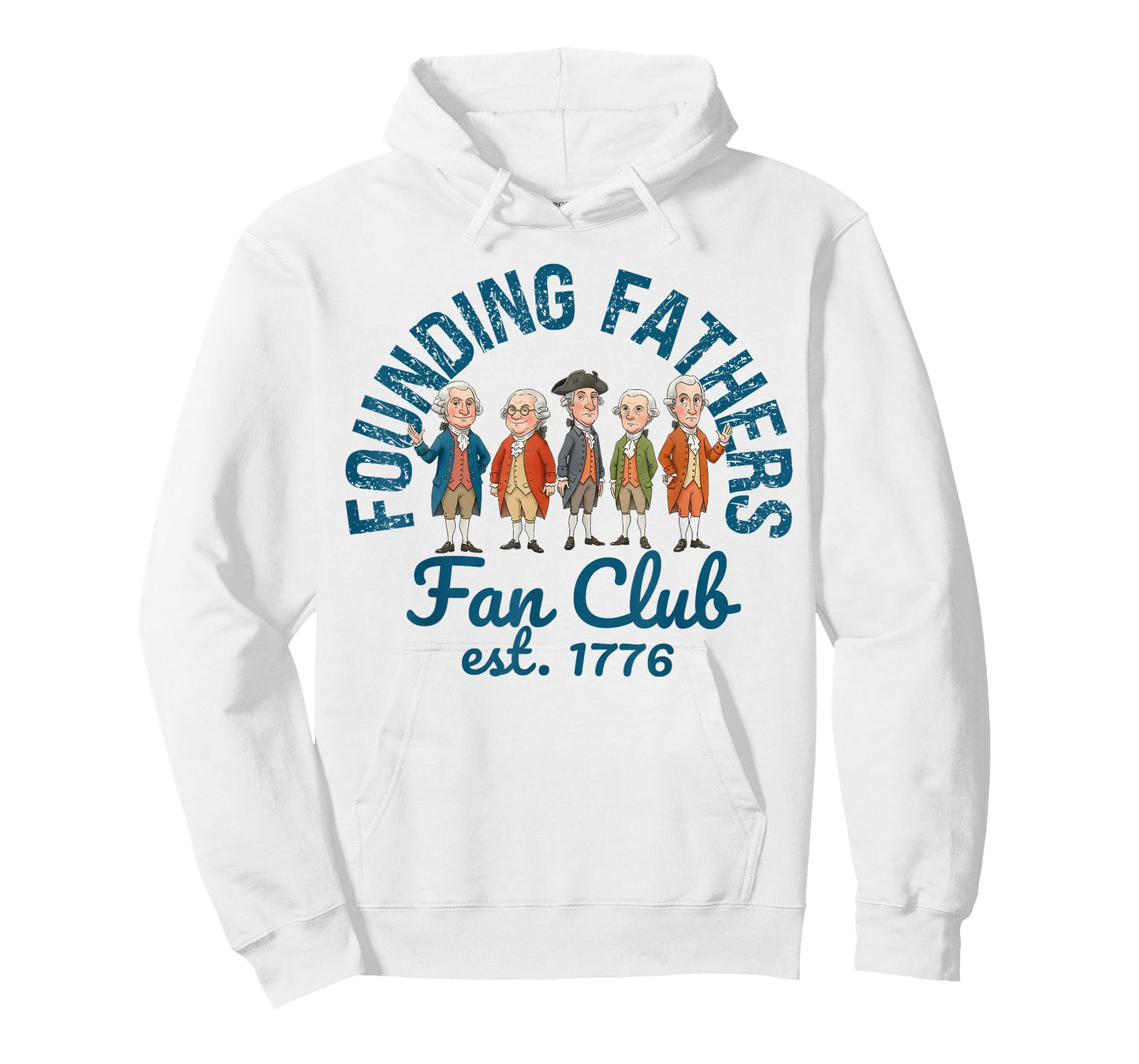 Founding Fathers Fan Club Funny History Teacher T-Shirt
