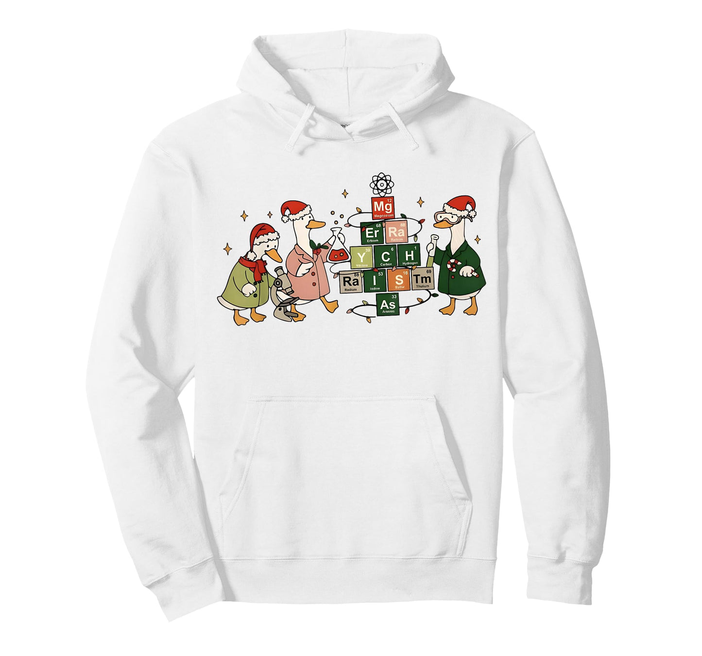 Merry Chemistmas Goose Chemistry Christmas Science Teacher T-Shirt