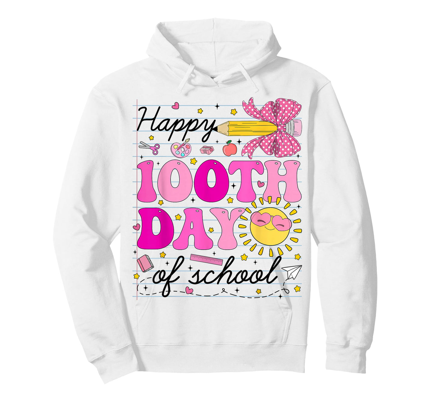 Happy 100 Days of School Coquette 100th Day Teachers Girls T-Shirt