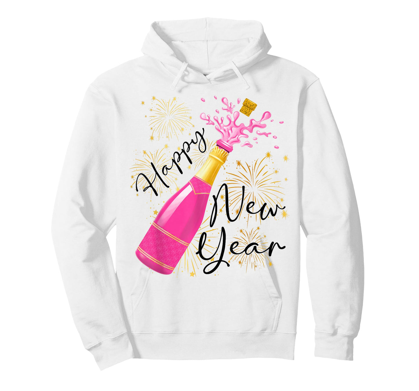 Happy New Year 2026 Champagne Happy New Years Eve Women Men T-Shirt