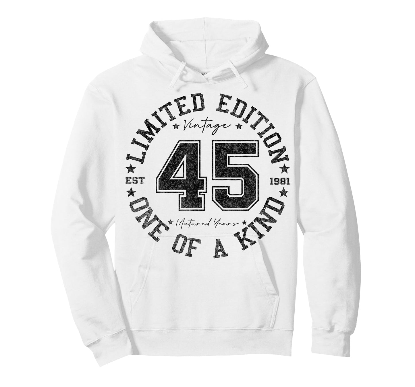 45 Year Old Gifts Vintage 1981 Limited Edition 45th Birthday T-Shirt