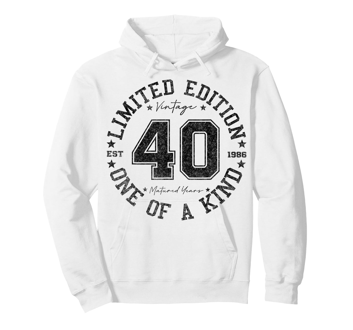 40 Year Old Gifts Vintage 1986 Limited Edition 40th Birthday T-Shirt