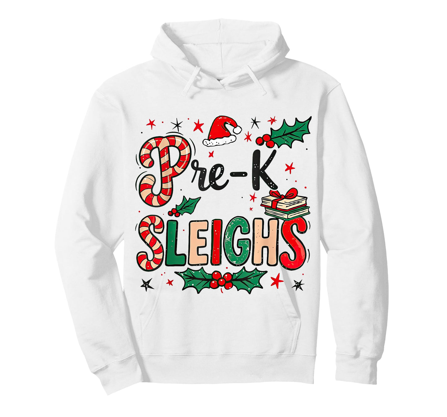 Pre-K Sleighs Funny Christmas Teacher T-Shirt
