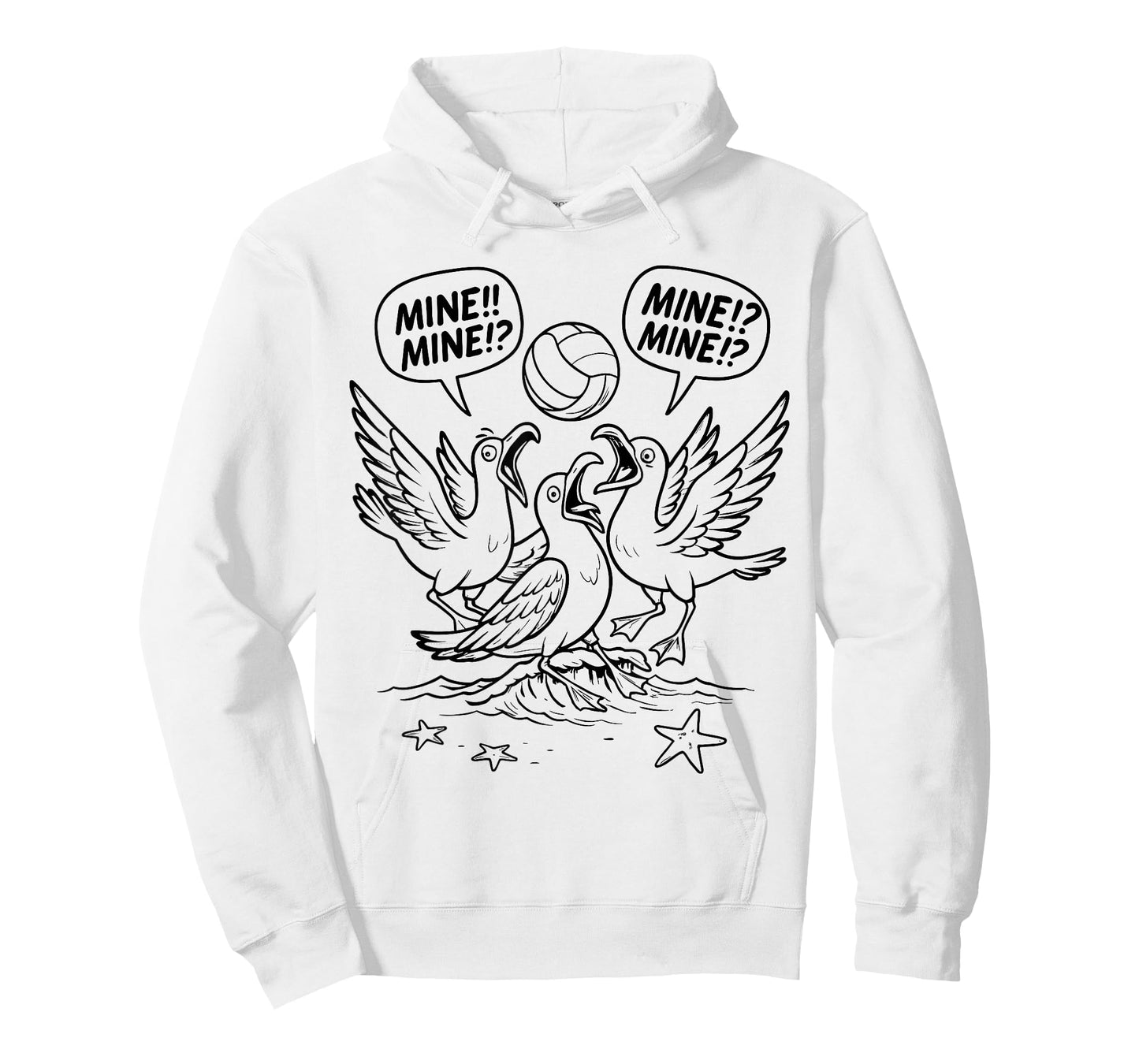 Volleyball Costume for Girls Women, Volleyball Seagull Mine T-Shirt
