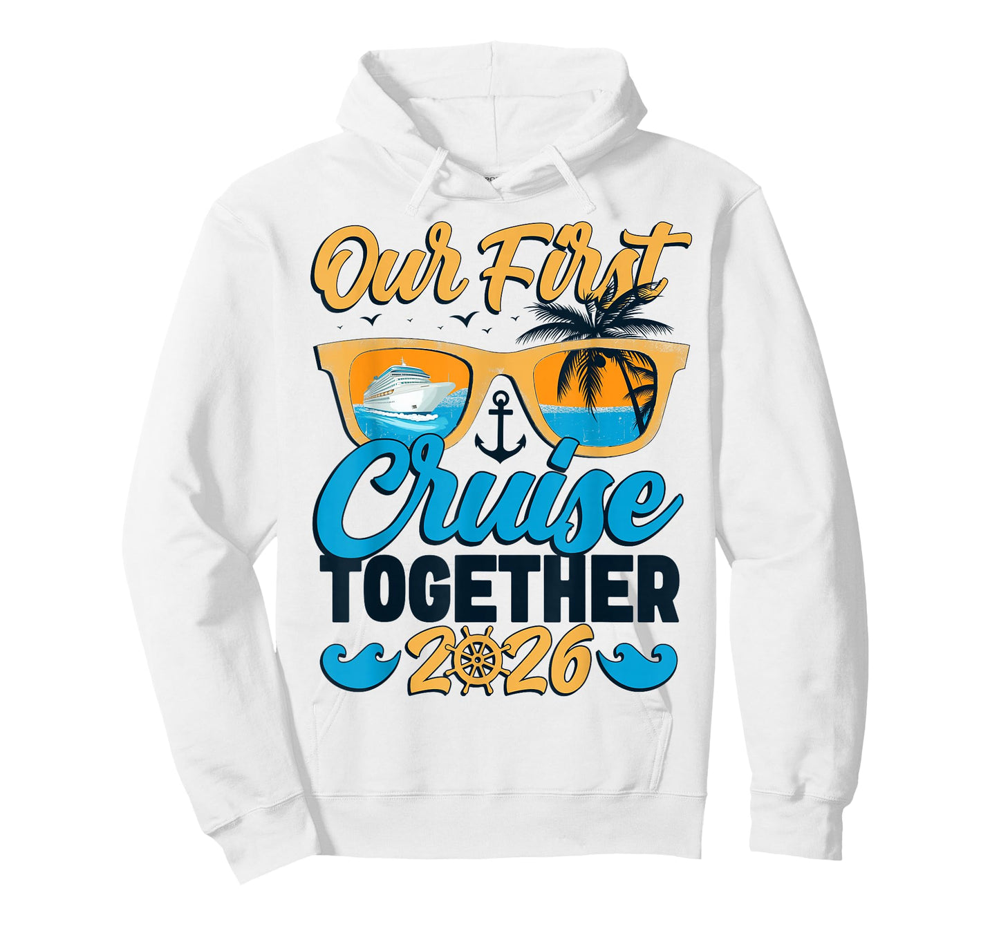 Our First Cruise 2026 Together Cute Matching Couples Cruise T-Shirt