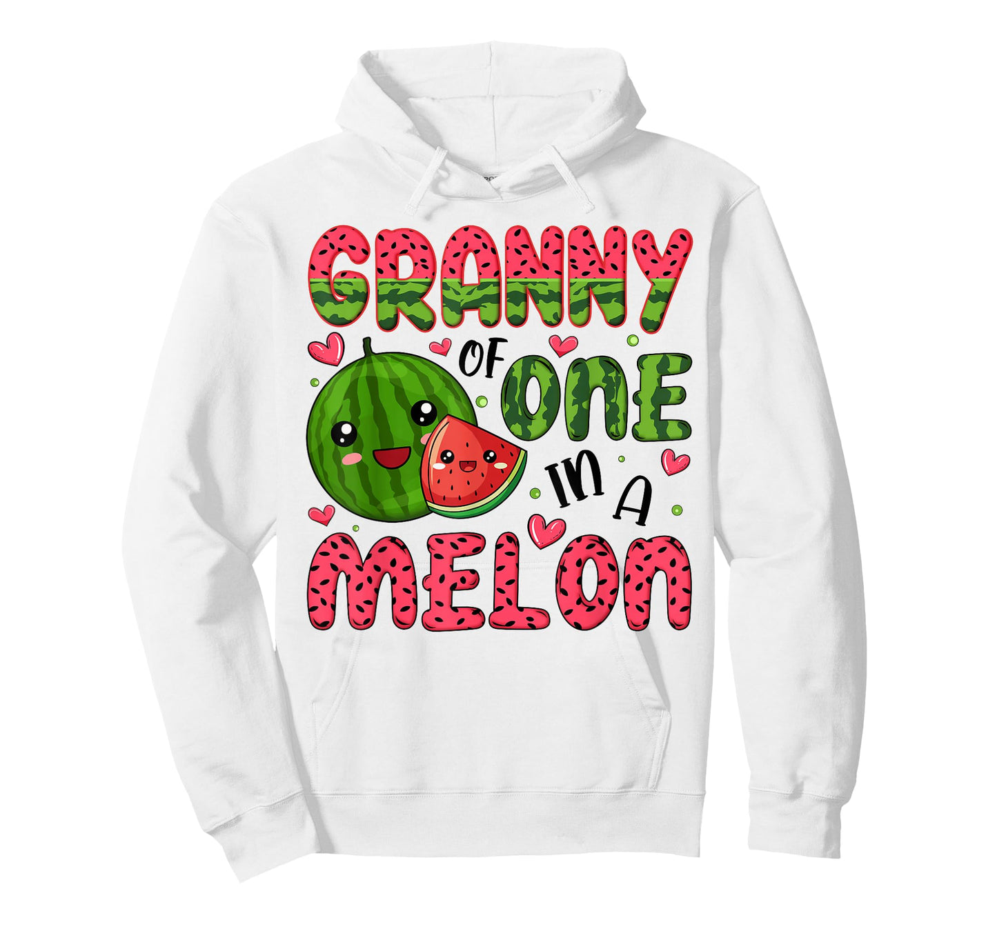 Granny of One in A Melon 1St Birthday Watermelon Party T-Shirt