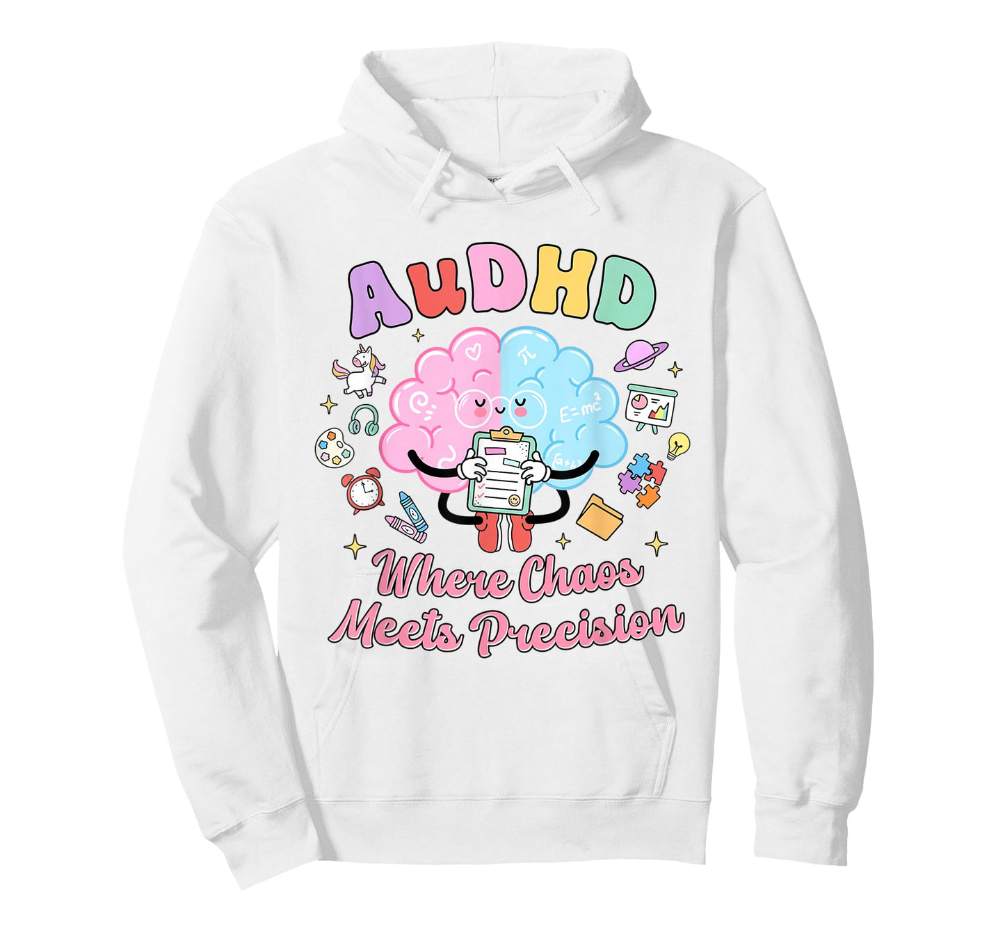 Neurodiversity Cute ADHD Autism AuDHD Neurospicy Teacher T-Shirt