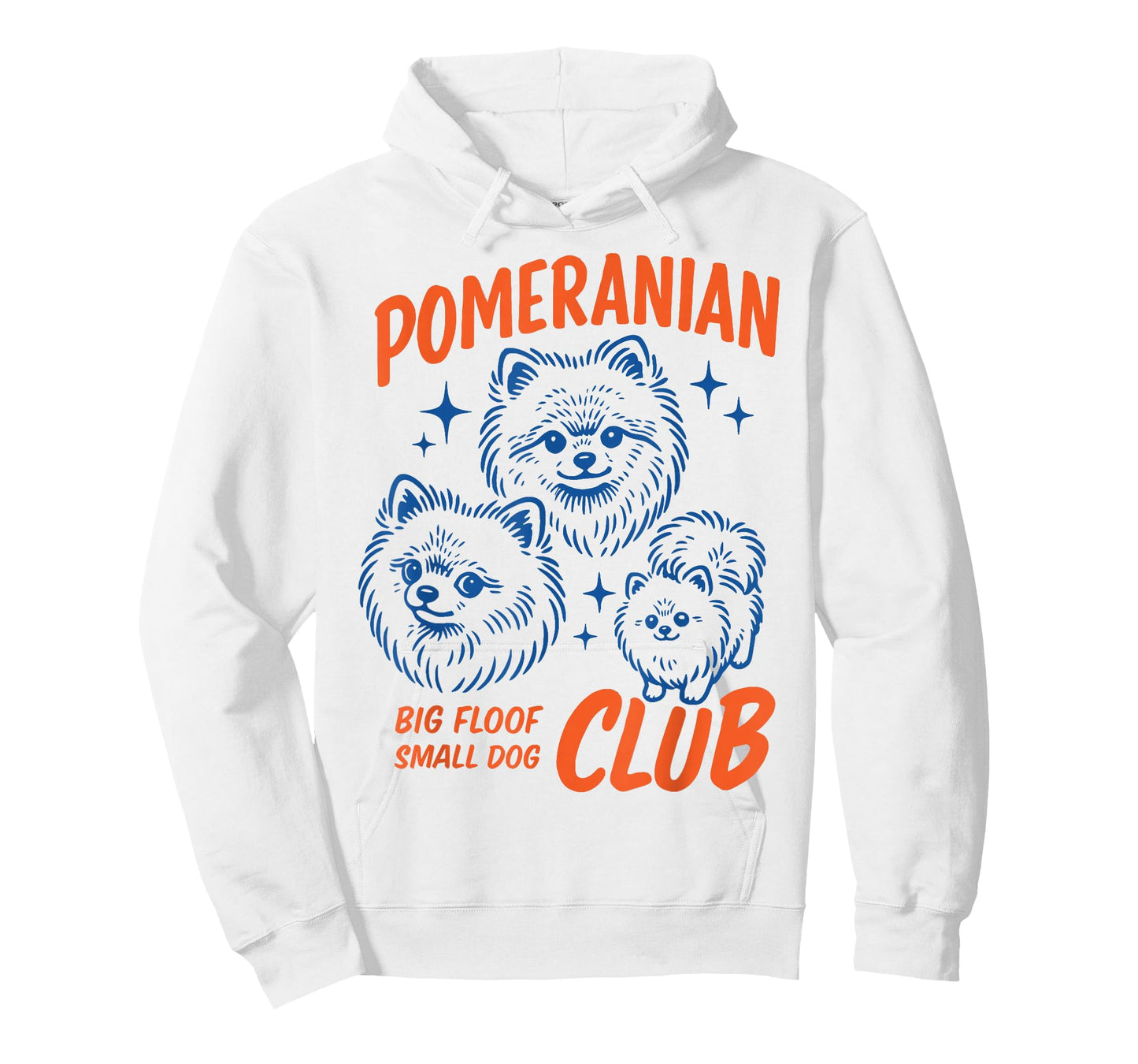 Retro Pomeranian Club Cute Small Dog Club Pet Lover T-Shirt