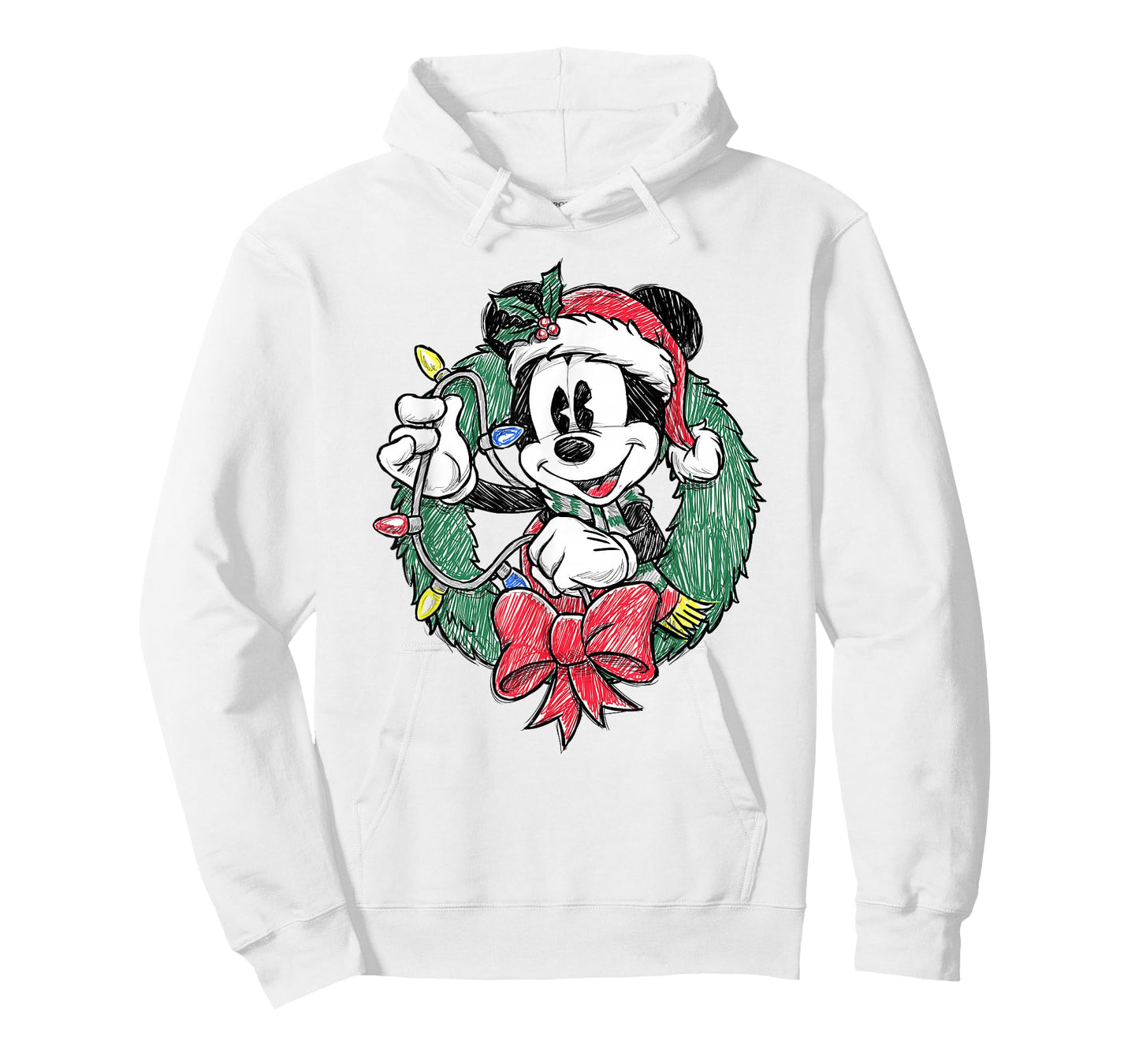 Disney Mickey and Friends Christmas Sketch Ornament Mickey T-Shirt