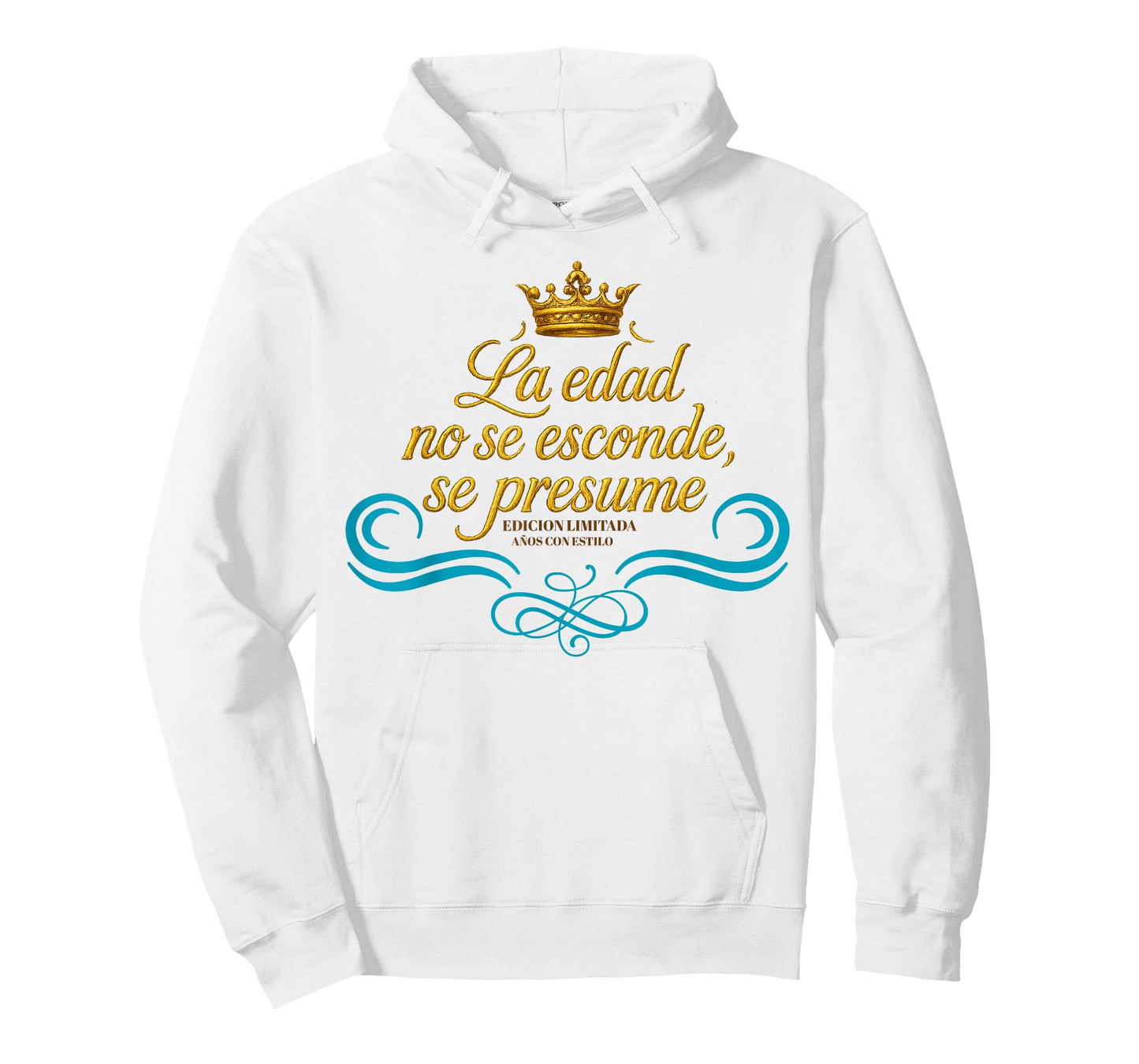 Age is Not Hidden It’s Flaunted Birthday Royal for Women T-Shirt