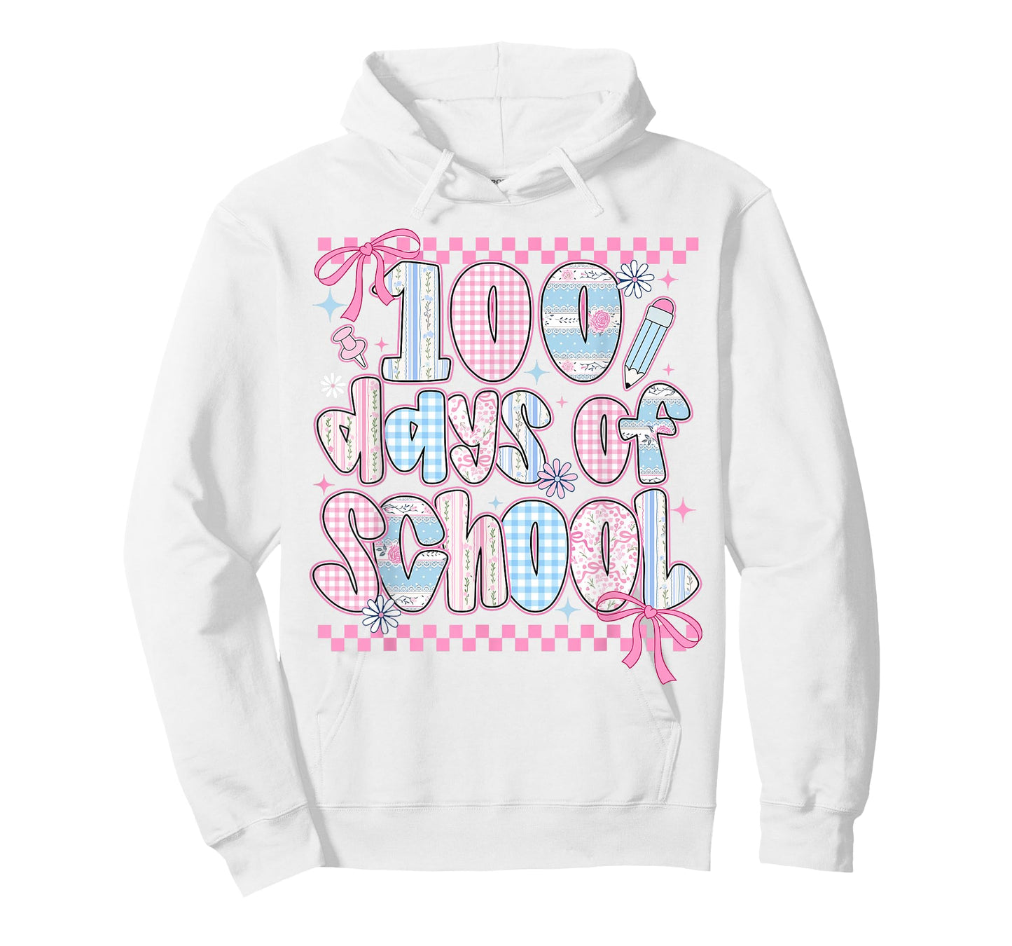 Coquette Happy 100 Days of School Girls 100th Day Teacher T-Shirt