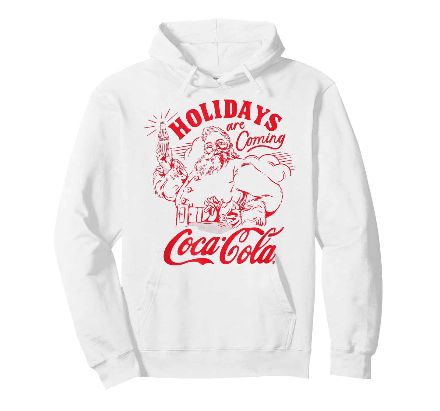 Coca-Cola Christmas Holidays Are Coming Vintage Poster T-Shirt