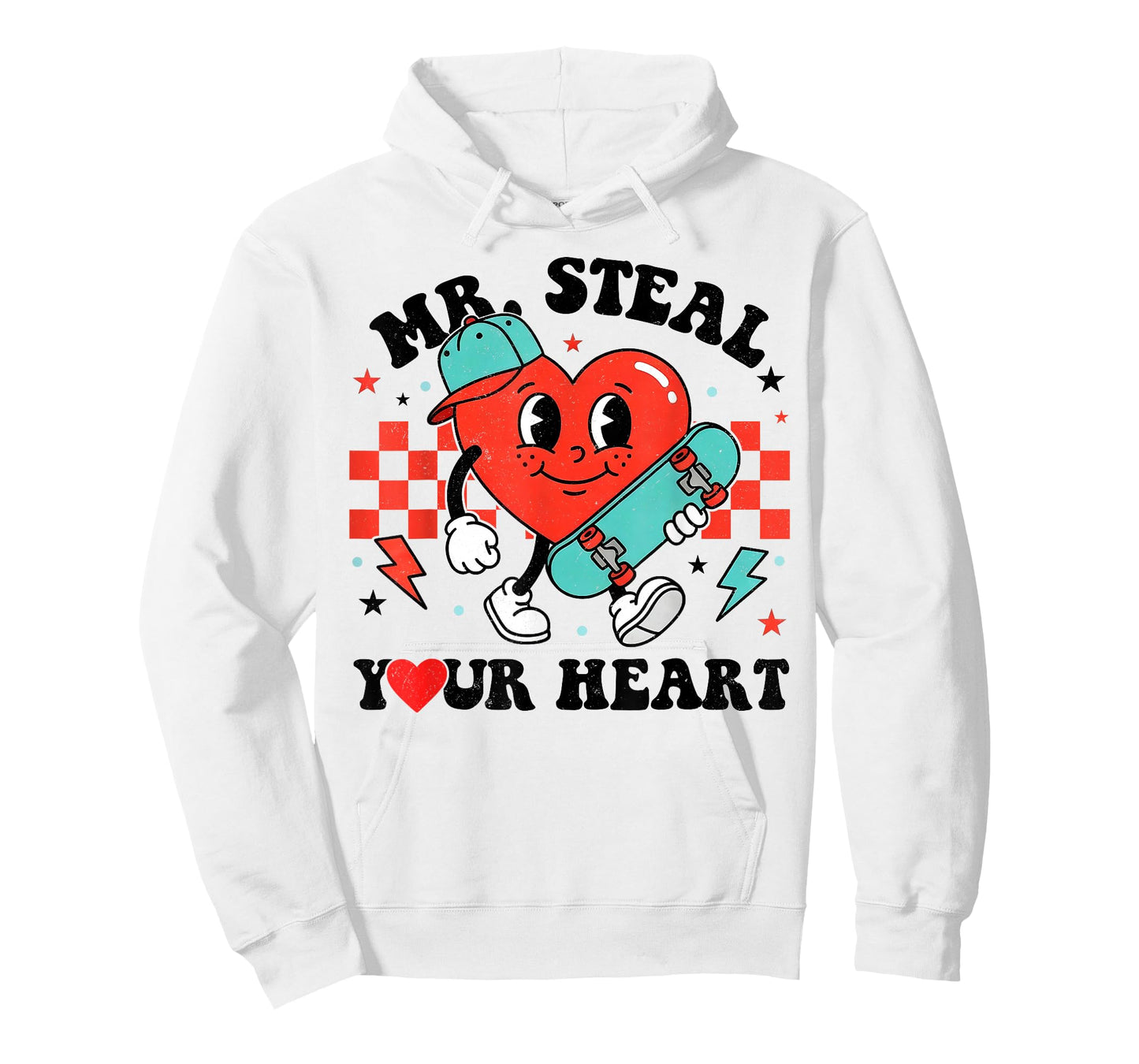 Mr Steal Your Heart for Boys Toddlers Valentine's Day Kids T-Shirt