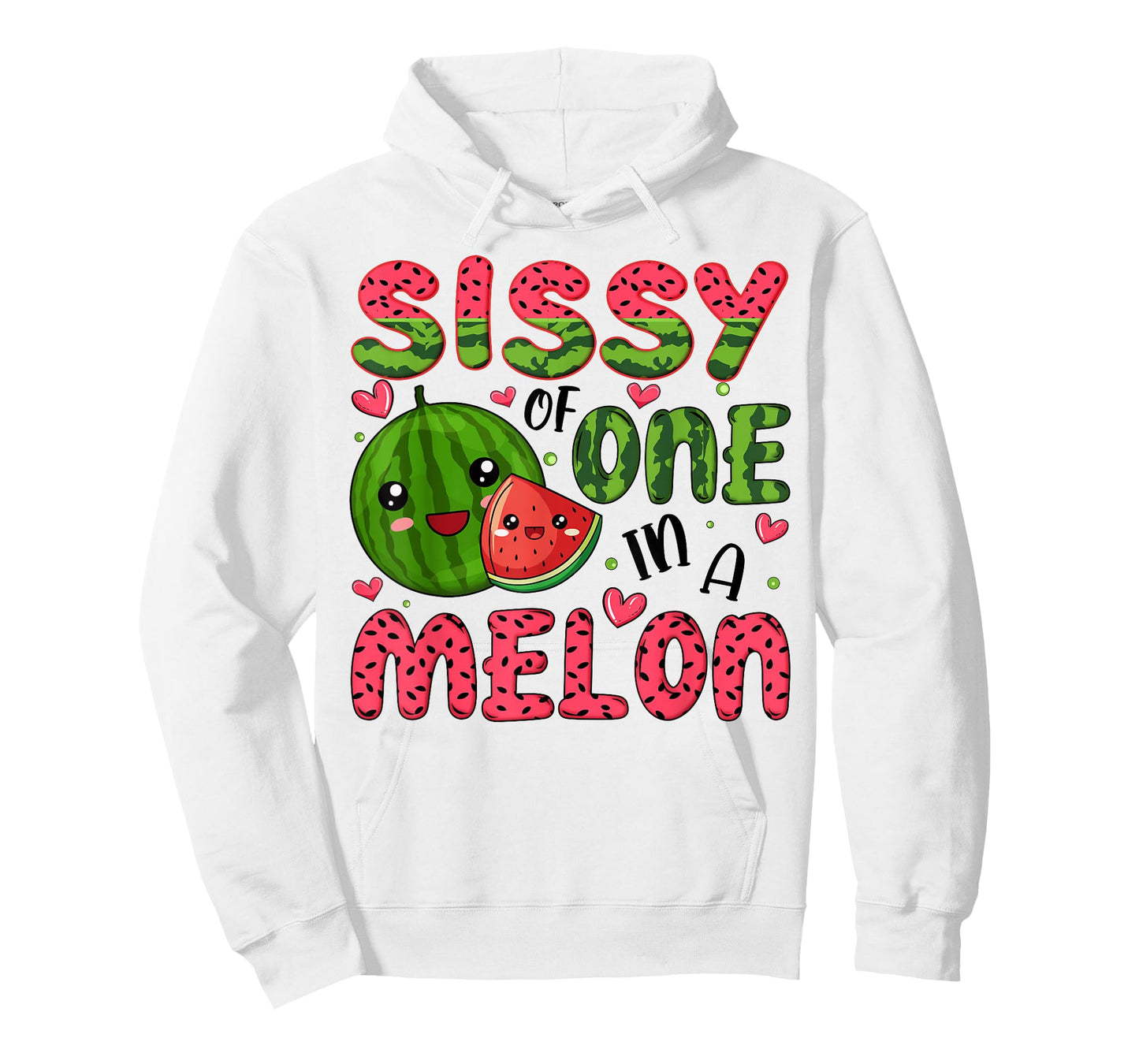 Sissy of One in A Melon 1St Birthday Watermelon Party T-Shirt