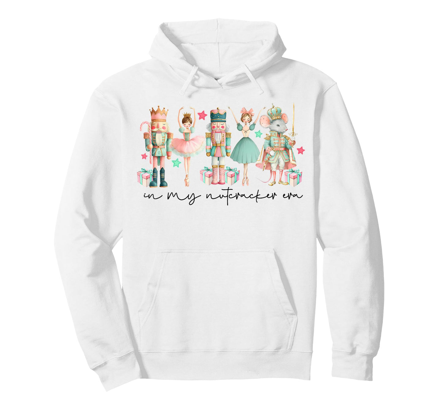 in My Nutcracker Era Ballet Pink Christmas Vibes Women Girls T-Shirt