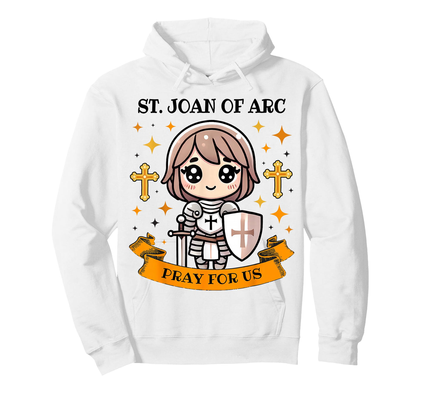 St Joan of Arc Catholic Christian Pray for Us Kids Toddlers T-Shirt