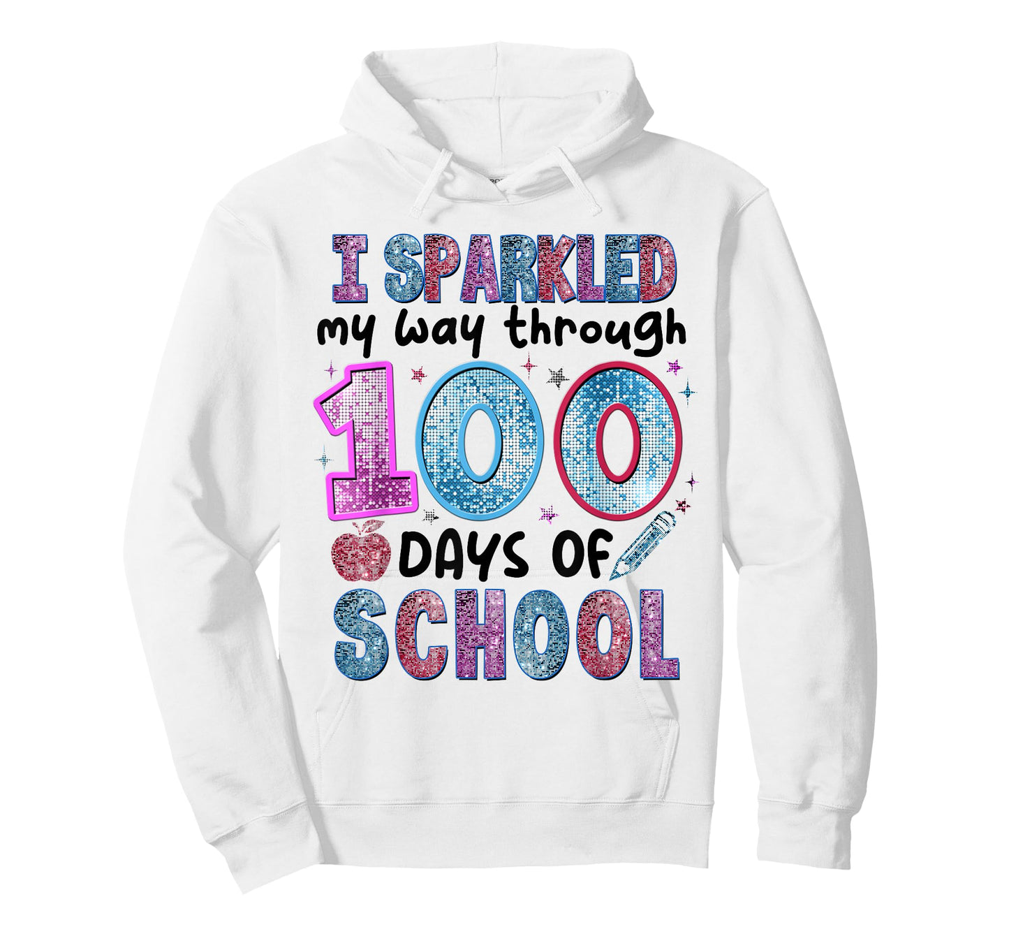 Funny 100 Days of School Teacher Student Kids 100th Day T-Shirt
