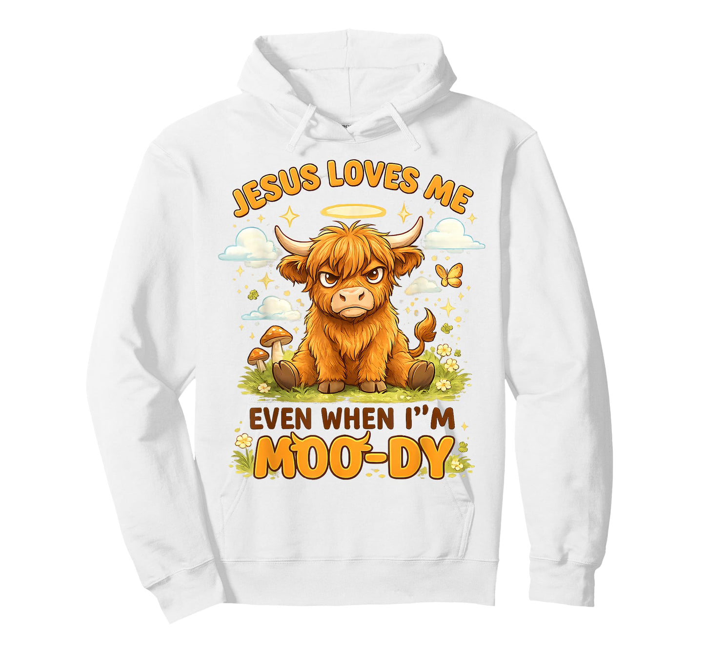 Jesus Loves ME Even When I'm MOO-DY Graphic T-Shirt