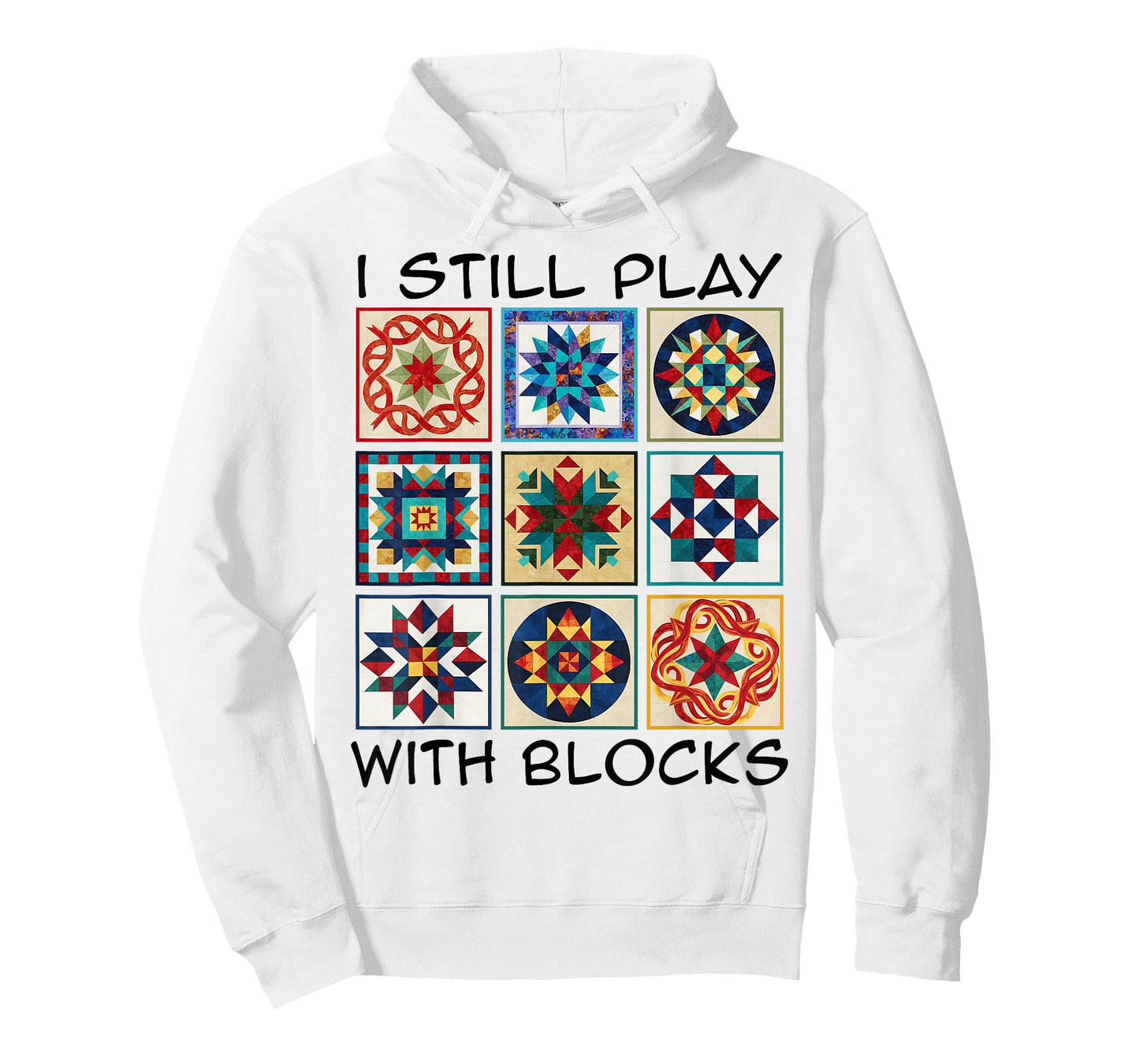 Funny Quilting Art Play Blocks Quilt Sewing Quilter Sewer T-Shirt